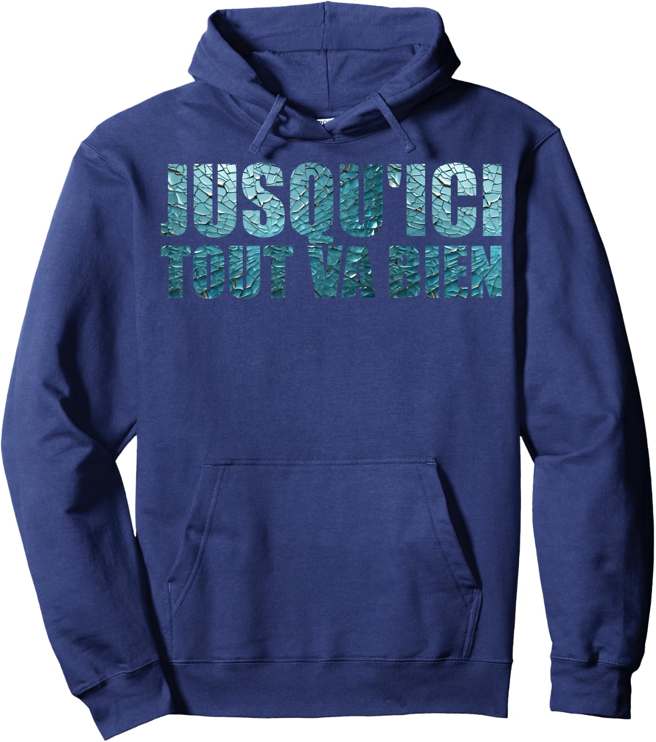 Jusqu'ici tout va bien citation de film culte Fan Gifts, Black, S Hoodie - Hoodie | Navy