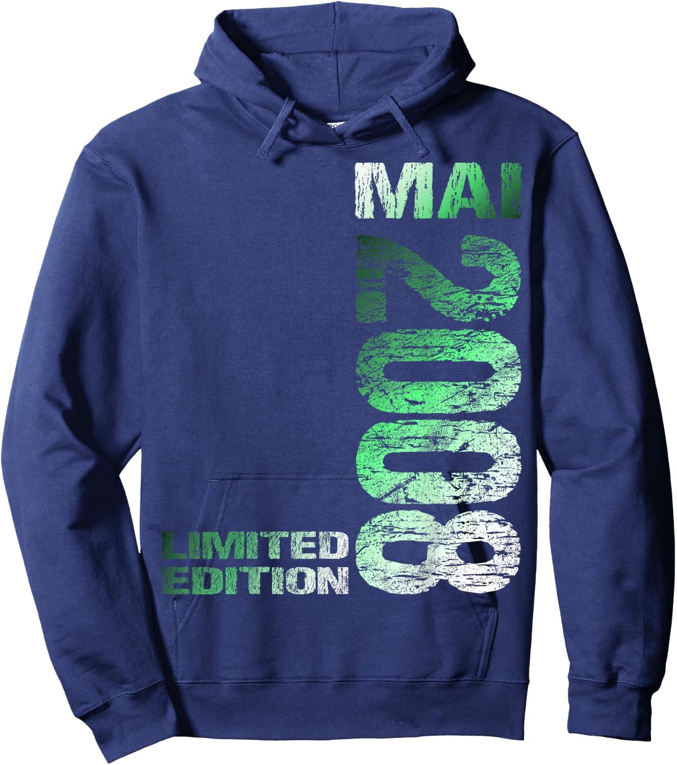 Mai 2008 Junge Mädchen 18. Geburtstag Limited Edition 18 Hoodie - Hoodie | Navy