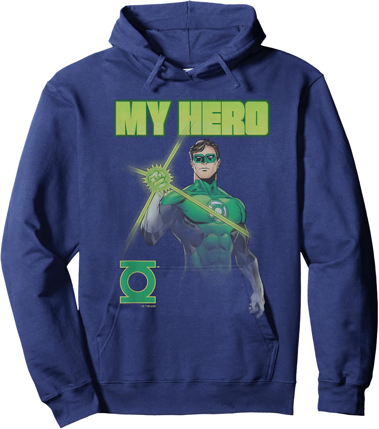 DC Comics Hal Jordan Green Lantern My Hero Portrait Hoodie - Hoodie | Navy