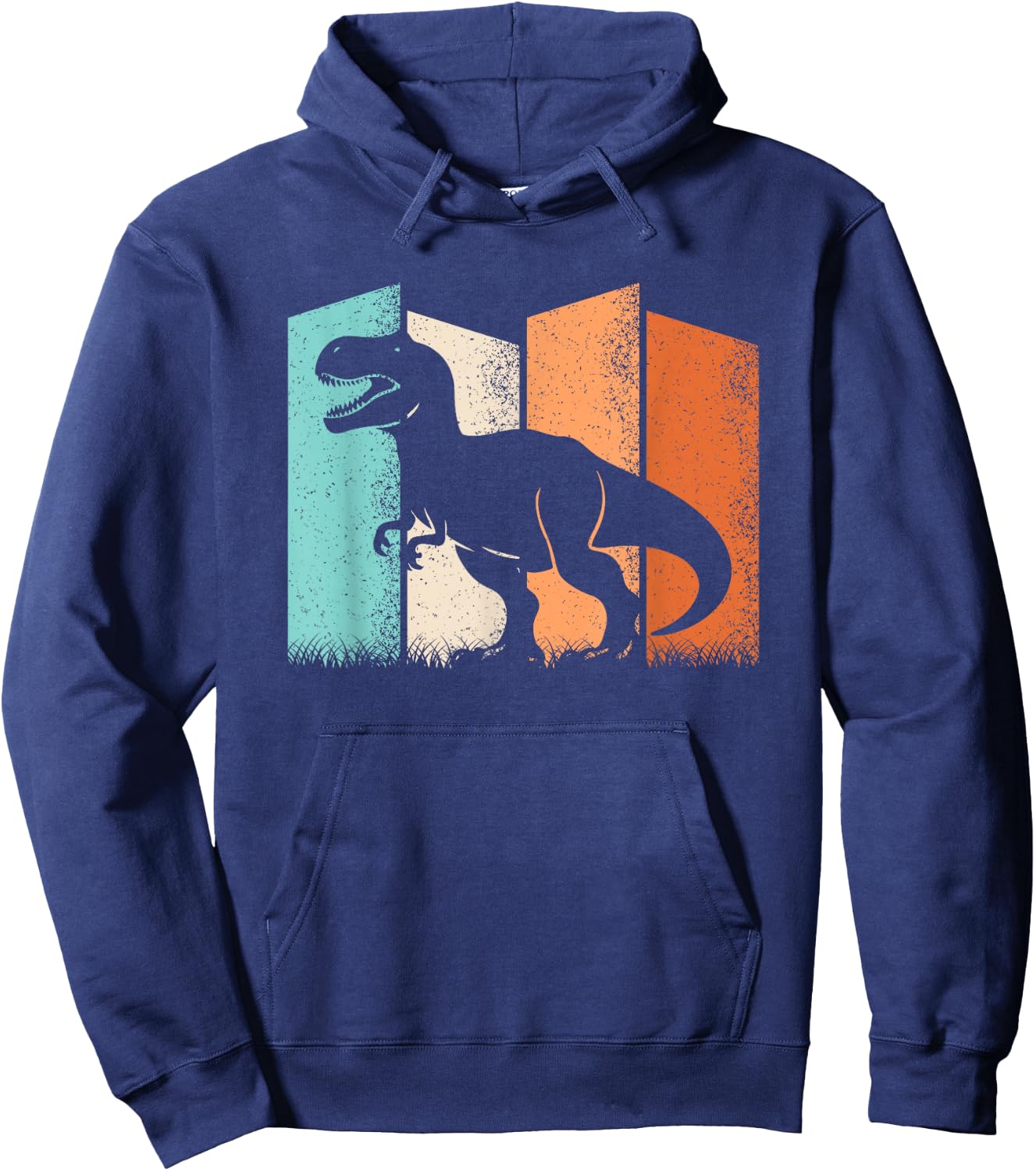 Retro T-Rex Vintage Dino Dinosaur Lover Men Boys Kids Hoodie - Hoodie | Navy