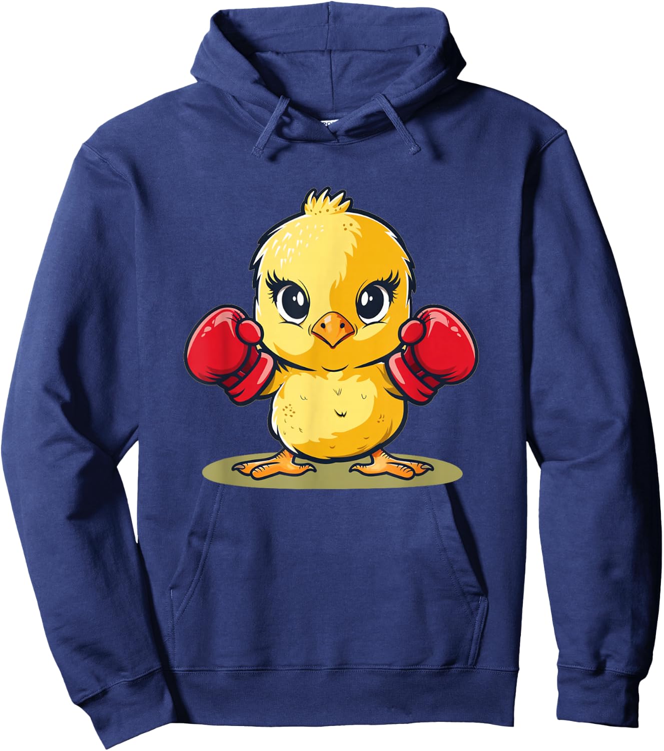 Pretty boxing Chick Costume for punching Gloves Lovers Hoodie - Hoodie | Navy