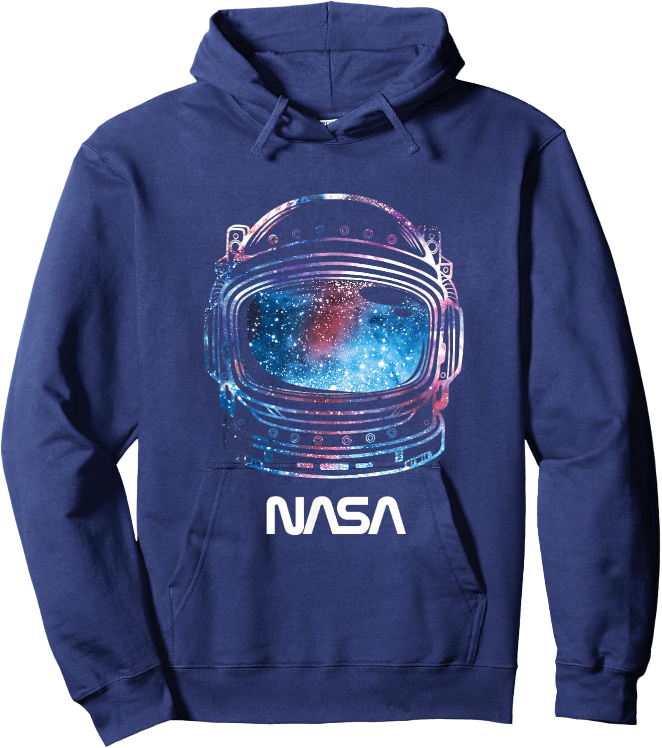 NASA Galaxy Lineart Fill Helmet Small Hoodie - Hoodie | Navy