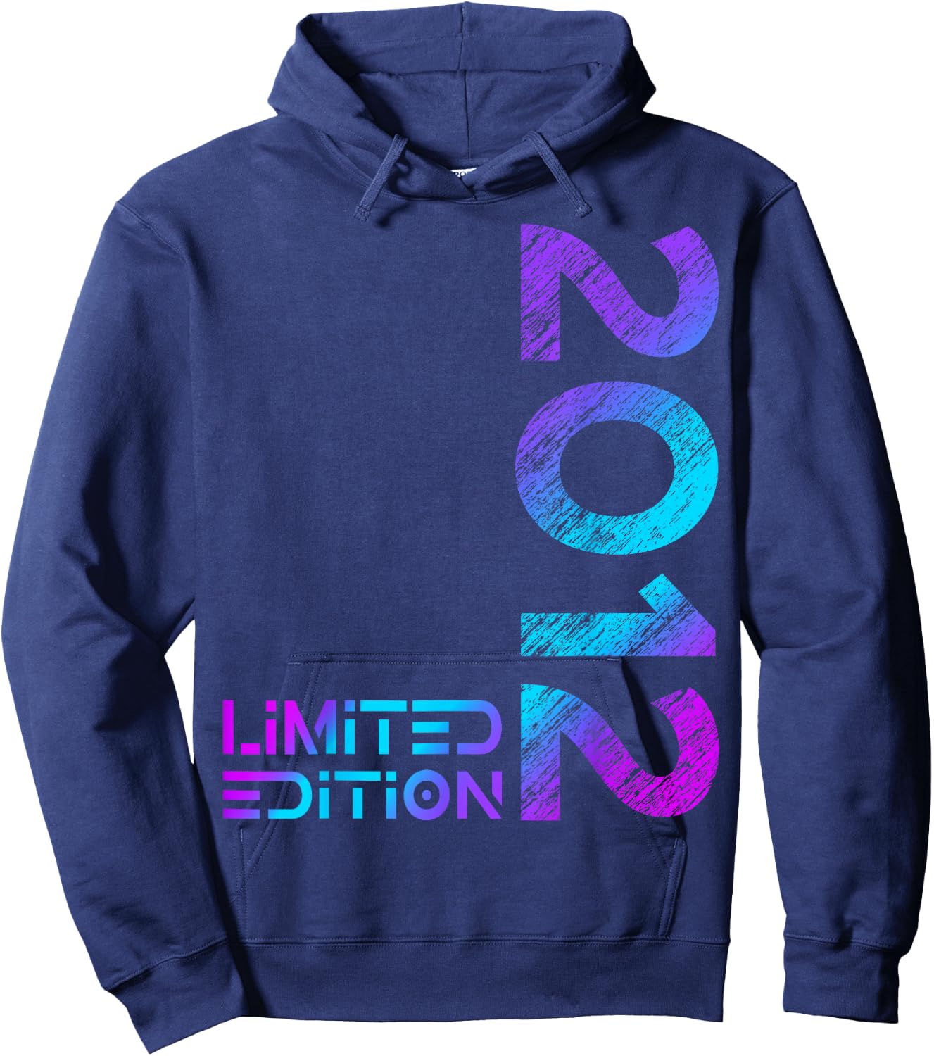14th Birthday Limited Edition Vintage 2012 Boy Girl Hoodie - Hoodie | Navy