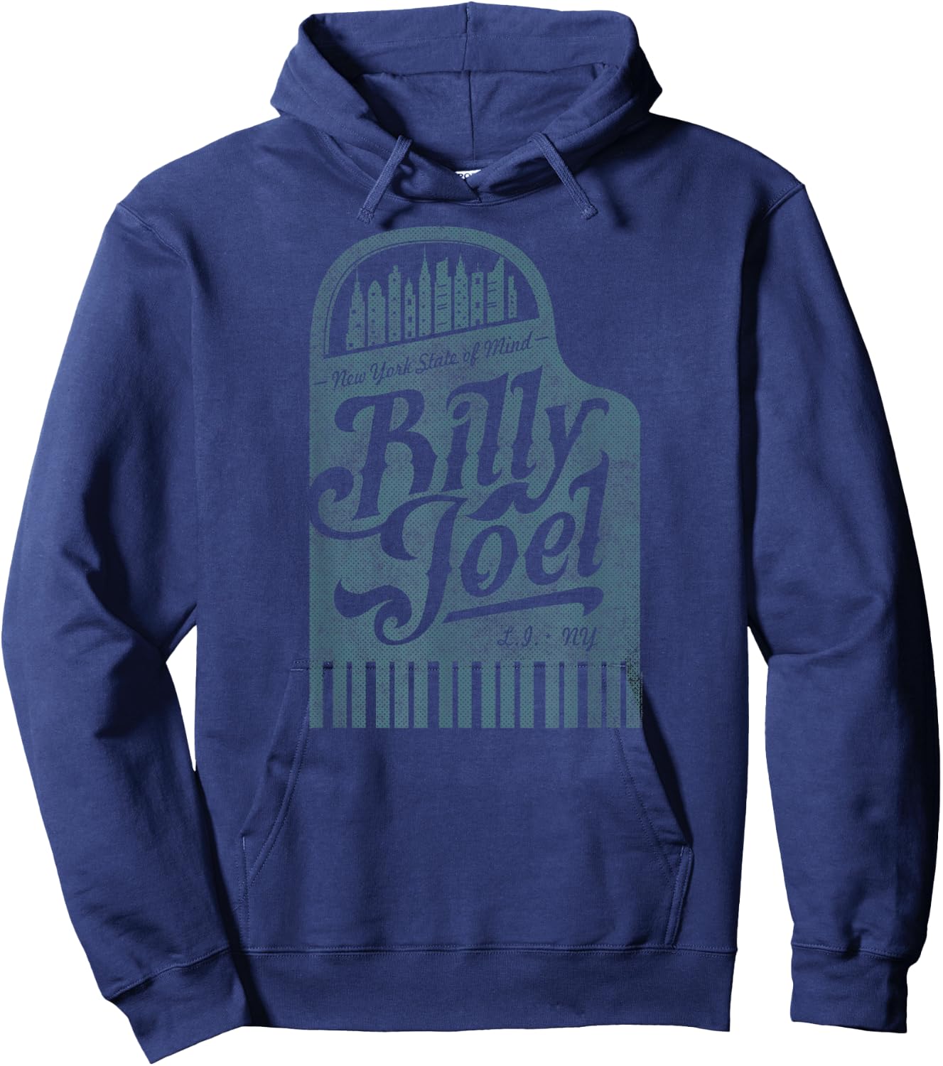 Billy Joel - L.I. x N.Y. Hoodie - Hoodie | Navy