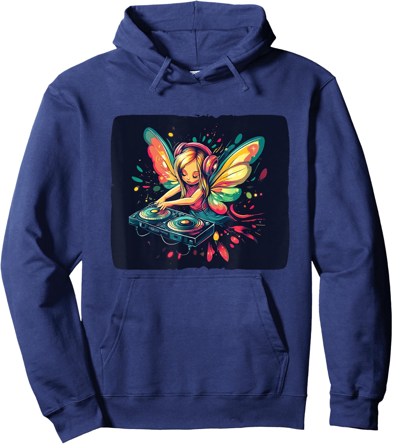 Joli costume de DJ magique pour les amateurs de fées et de fêtes Hoodie - Hoodie | Navy