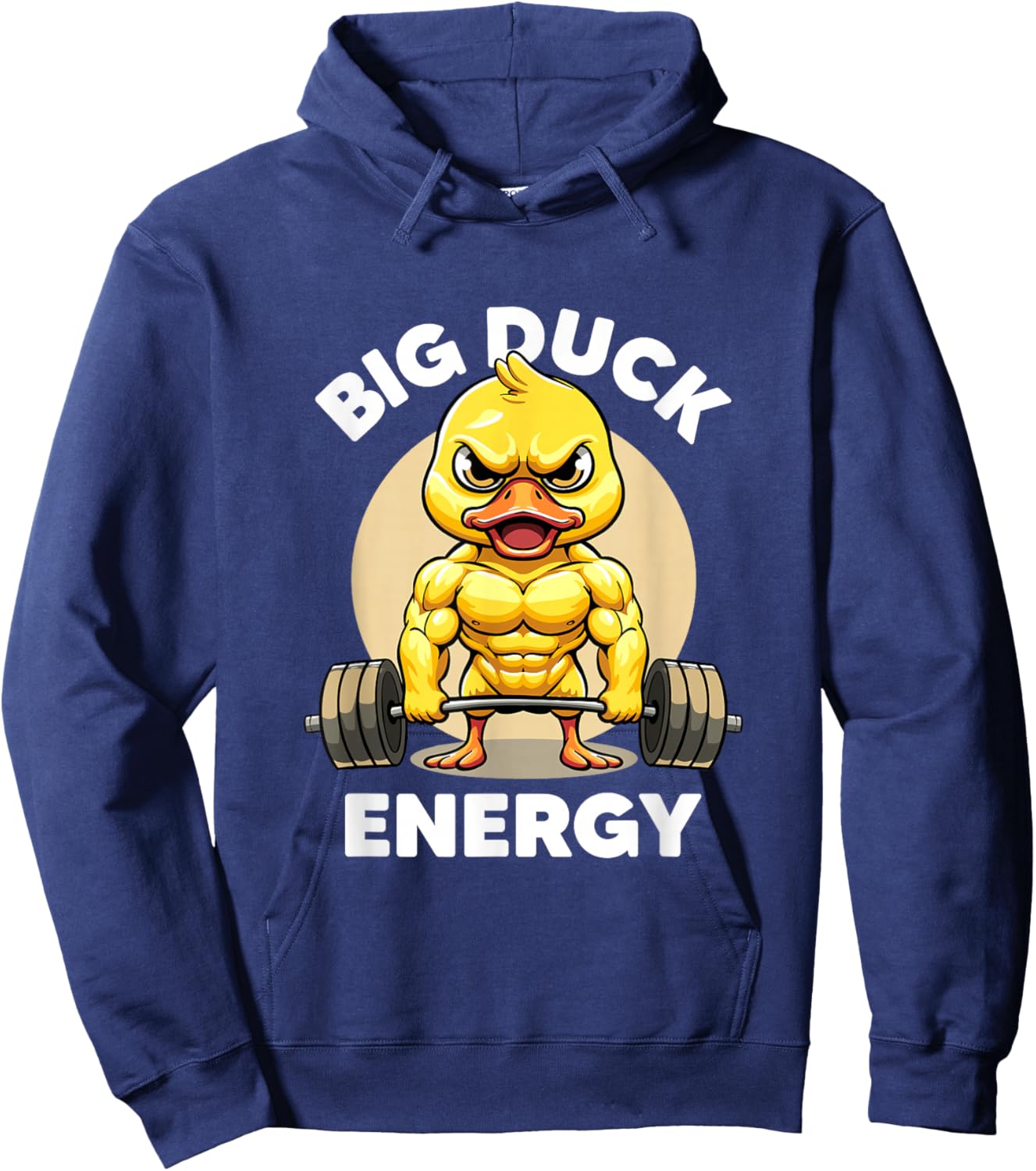 Big Duck Energy Duck Lovers Funny Gym Gewichtheben Ente Hoodie - Hoodie | Navy