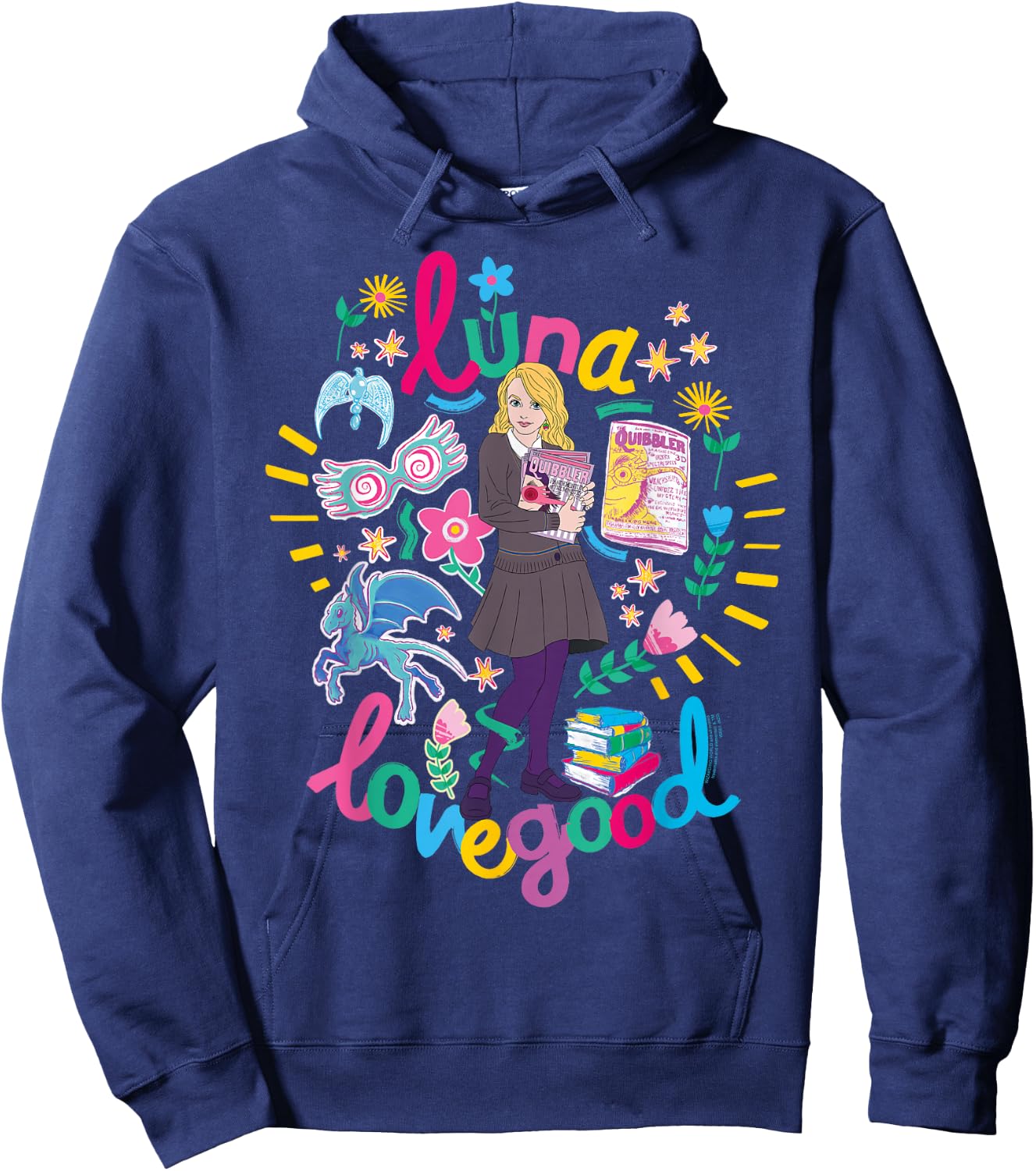 Harry Potter Luna Lovegood Hoodie - Hoodie | Navy