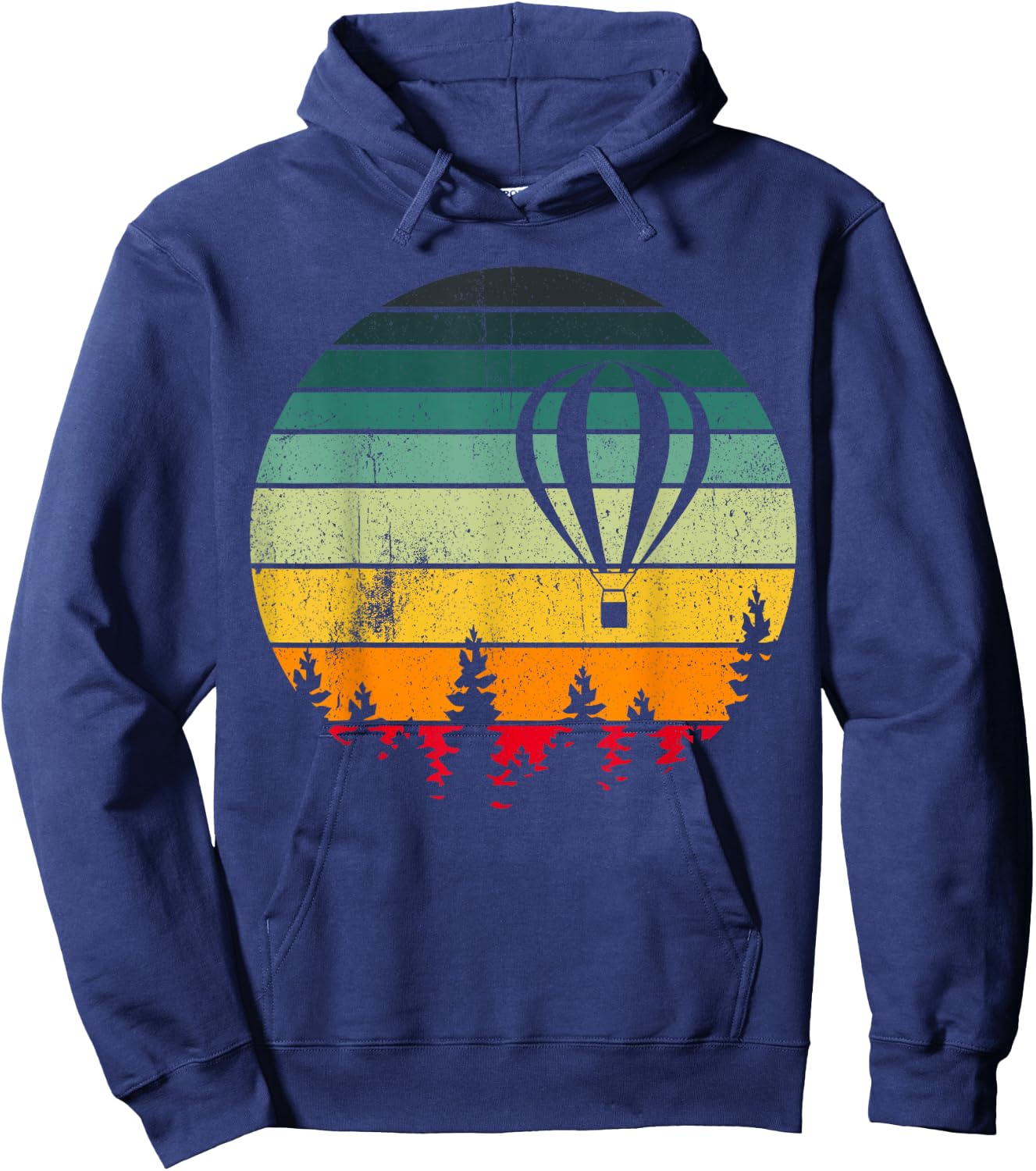 Vintage Hot Air Balloon Festival Balloonist Fly Ballooning Hoodie - Hoodie | Navy