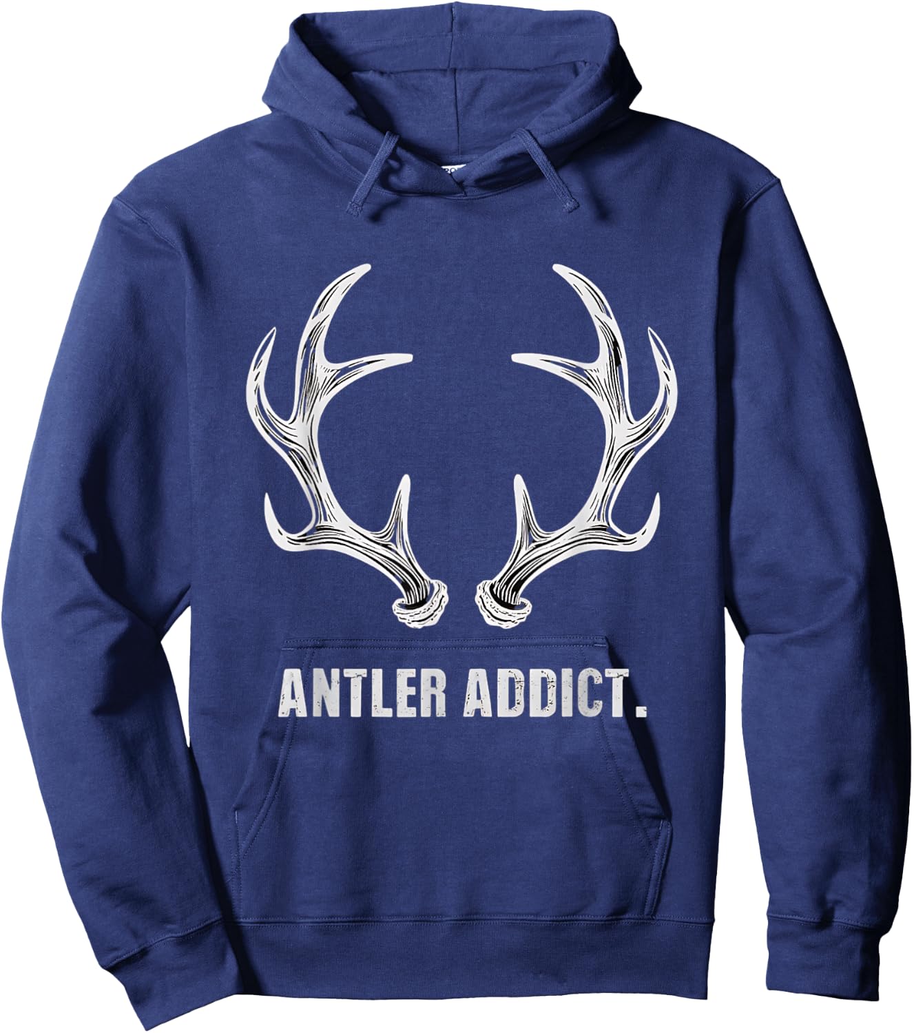 Shed Hunting Antler Collector Antler Addict Hoodie - Hoodie | Navy