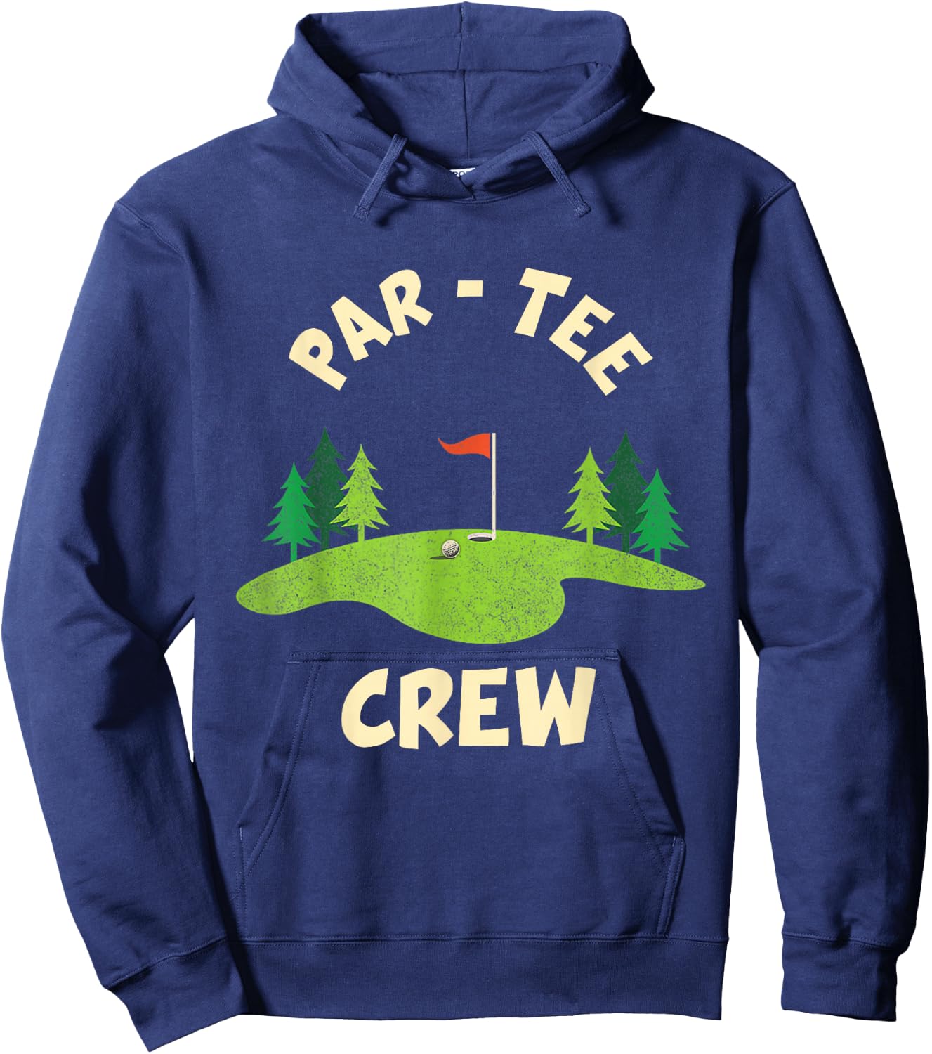 Par Crew Funny Golf Birthday Party Birdie Golfer Hoodie - Hoodie | Navy