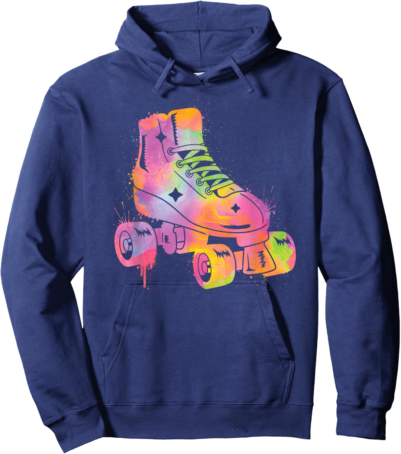 Roller Skating Women's Girls Roller Skates Children's , black Hoodie - Hoodie | Navy