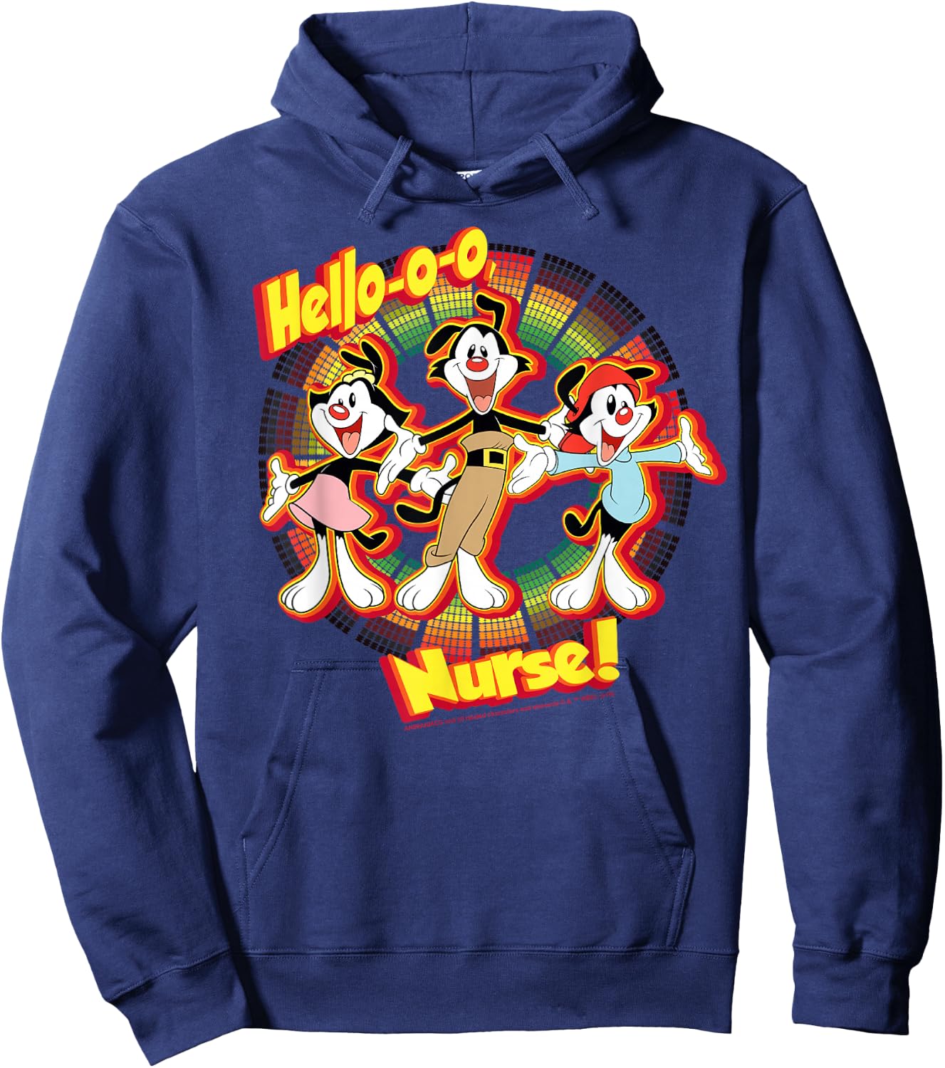 Animaniacs Group Shot Hello-o-o Nurse Hoodie - Hoodie | Navy
