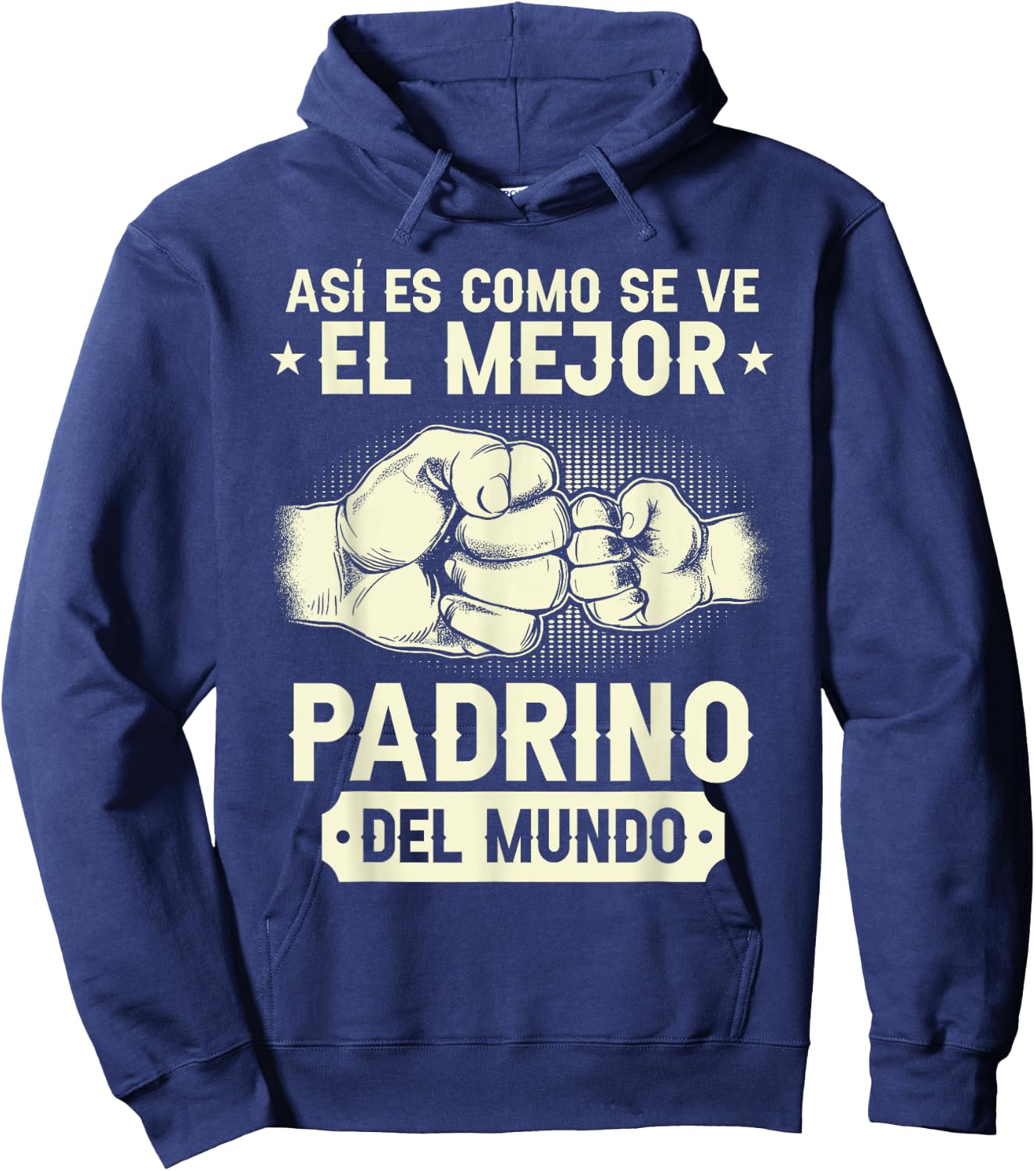 El Mejor Padrino Del Mundo Hoodie - Hoodie | Navy
