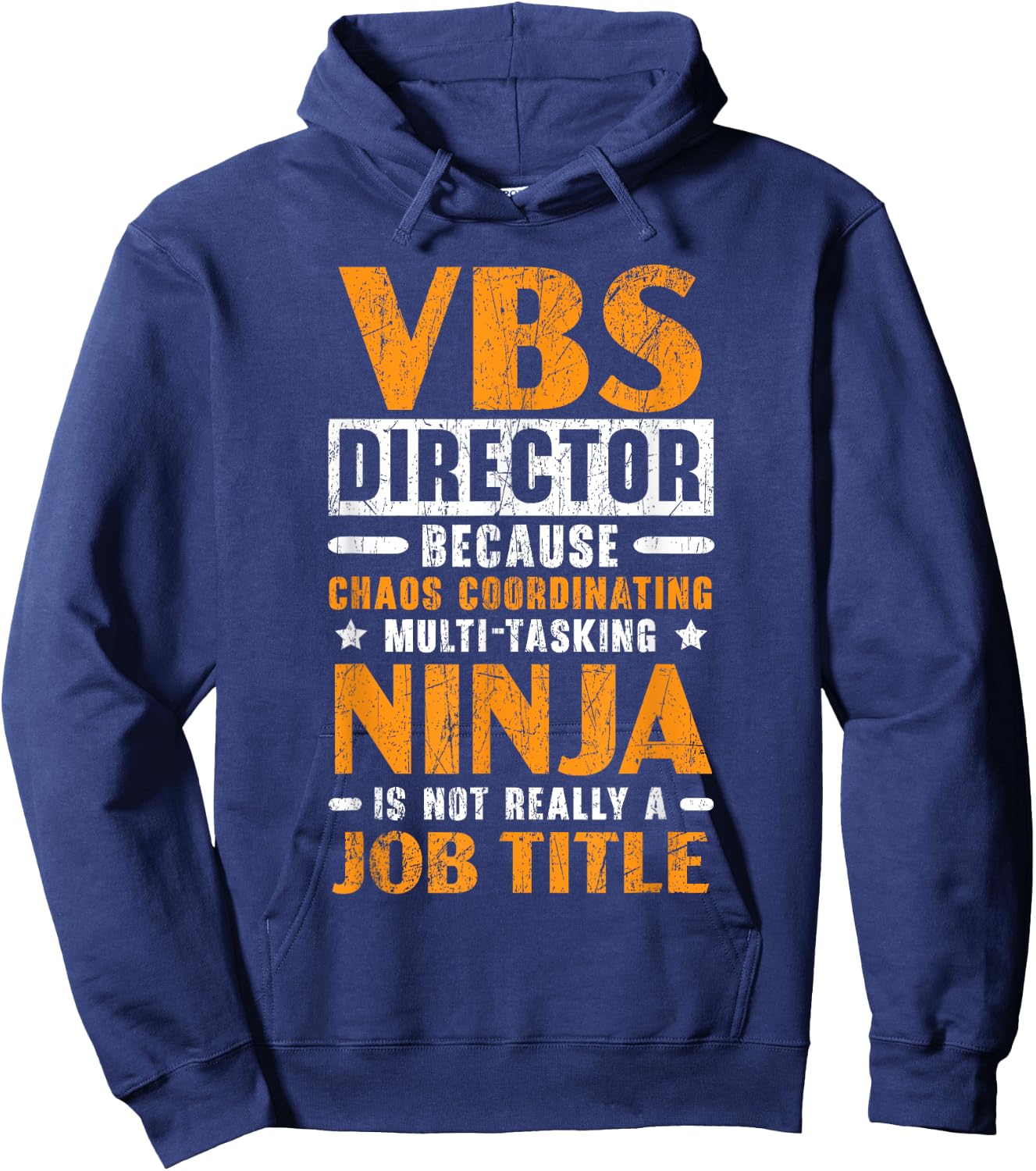 VBS Director Vacation Bible School Christian Teacher Men Women Hoodie - Hoodie | Navy