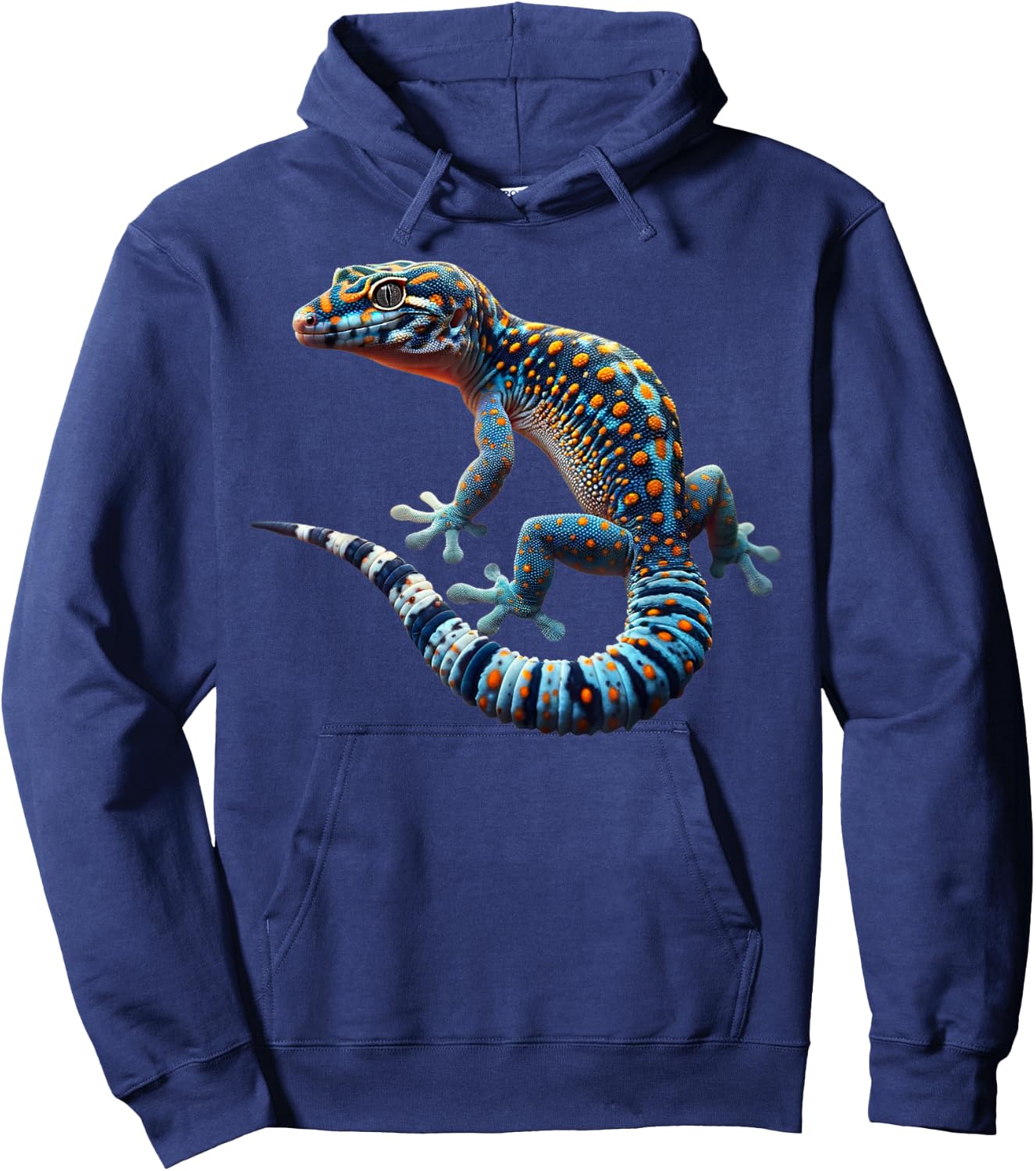 Tokay Gecko Wild Reptile Lizard Hoodie - Hoodie | Navy