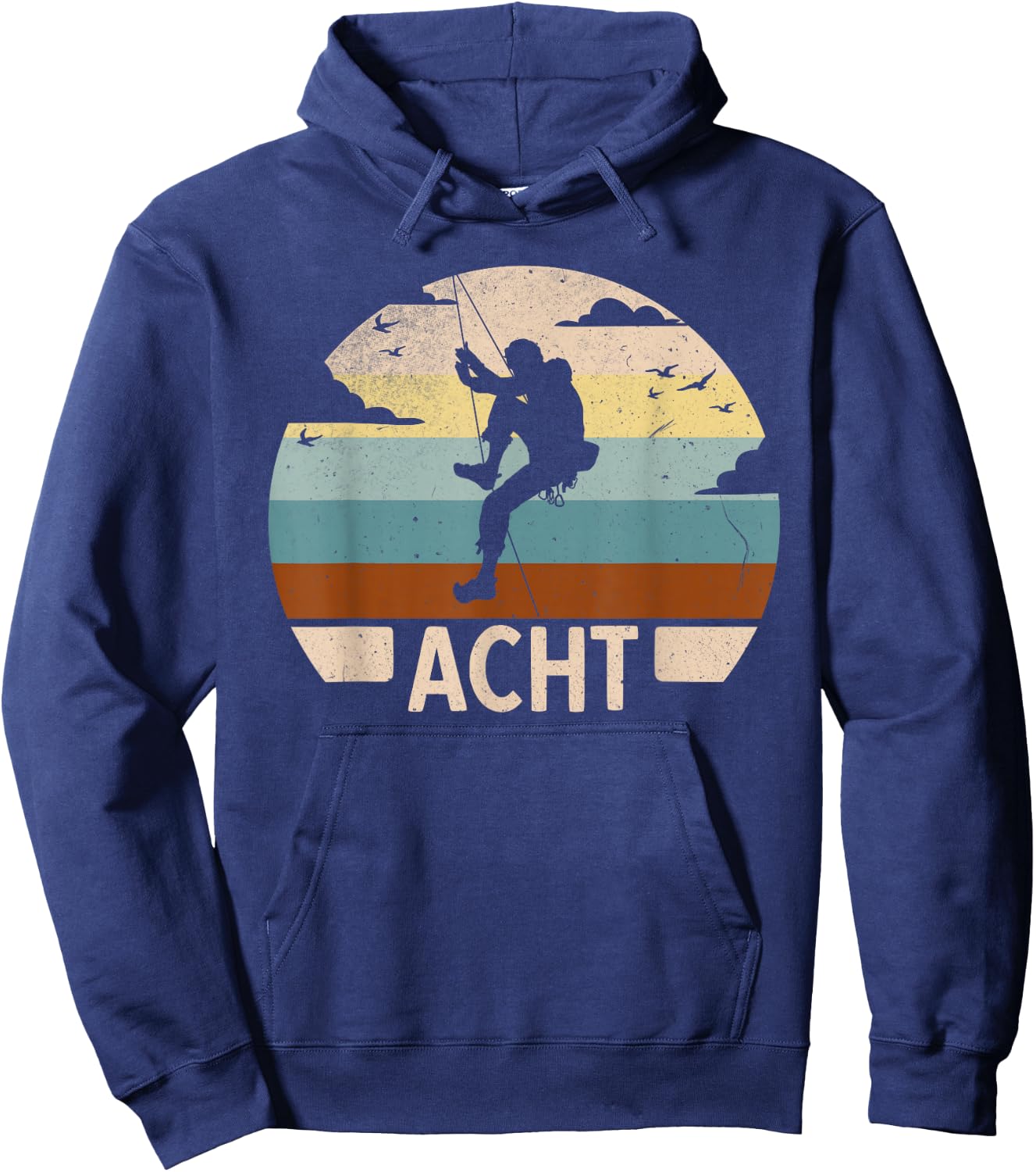 Climbing Bouldering 8 Years Boys 8th Birthday Climbing , black Hoodie - Hoodie | Navy