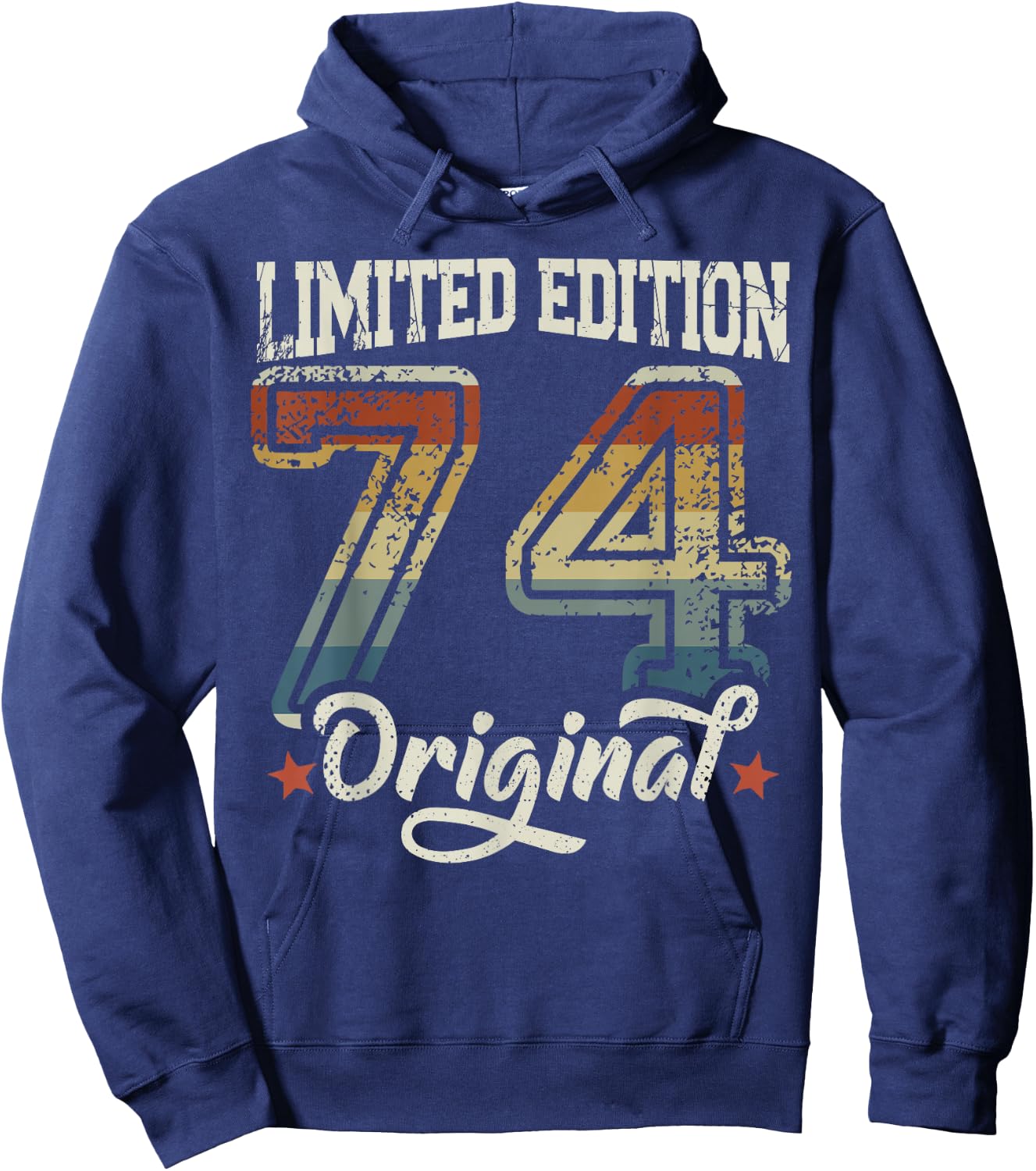 51st Birthday Man Woman 51 Years 1974 Decorative Funny Gift Hoodie - Hoodie | Navy