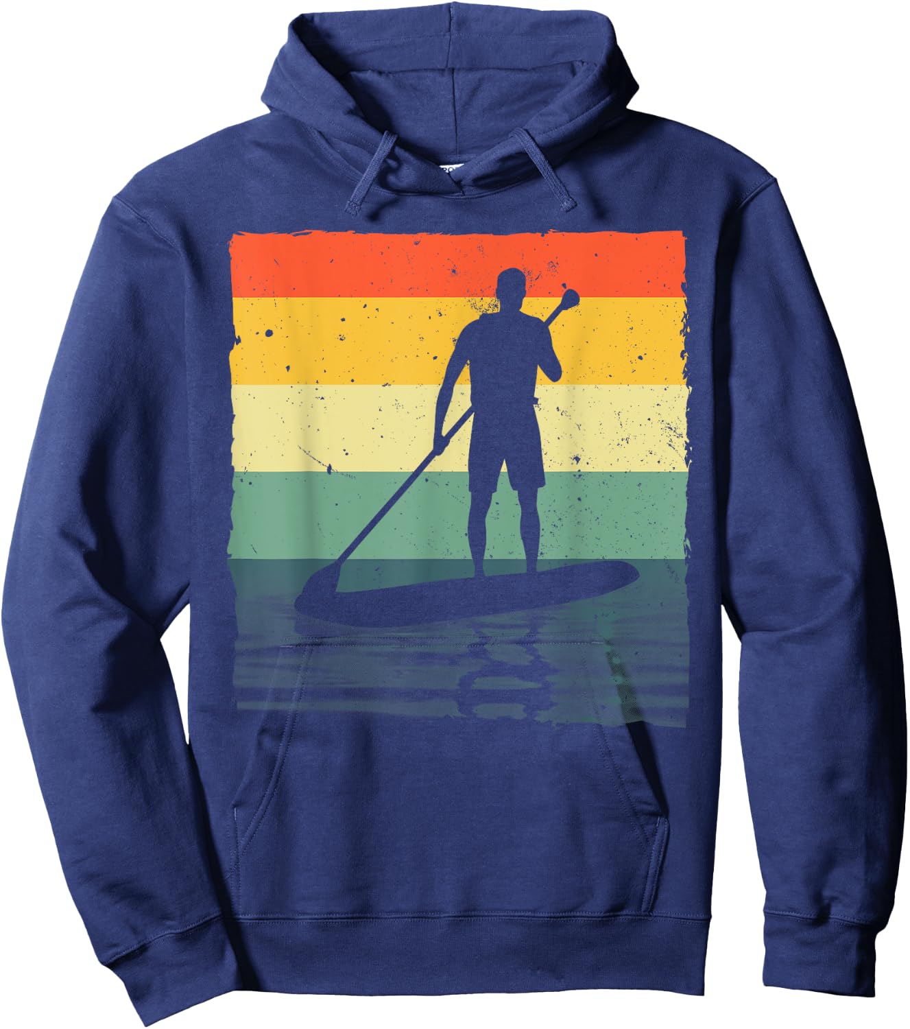 Paddleboarding Art Women SUP Standup Paddle Board Hoodie - Hoodie | Navy