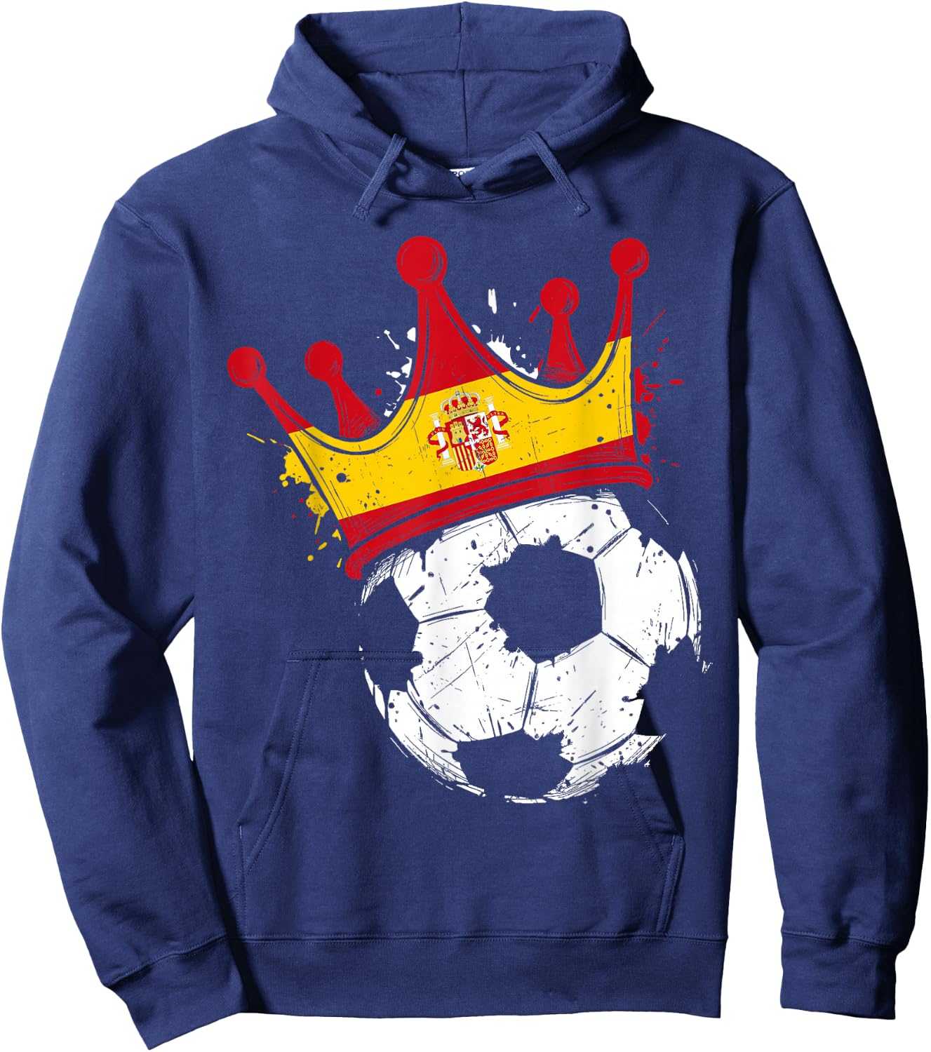 Spanish Flag Novelty Spain Hoodie - Hoodie | Navy