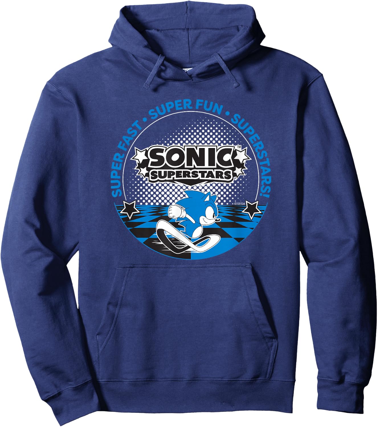 Sonic The Hedgehog, Sonic Superstars - Super Fast, Super Fun Hoodie - Hoodie | Navy