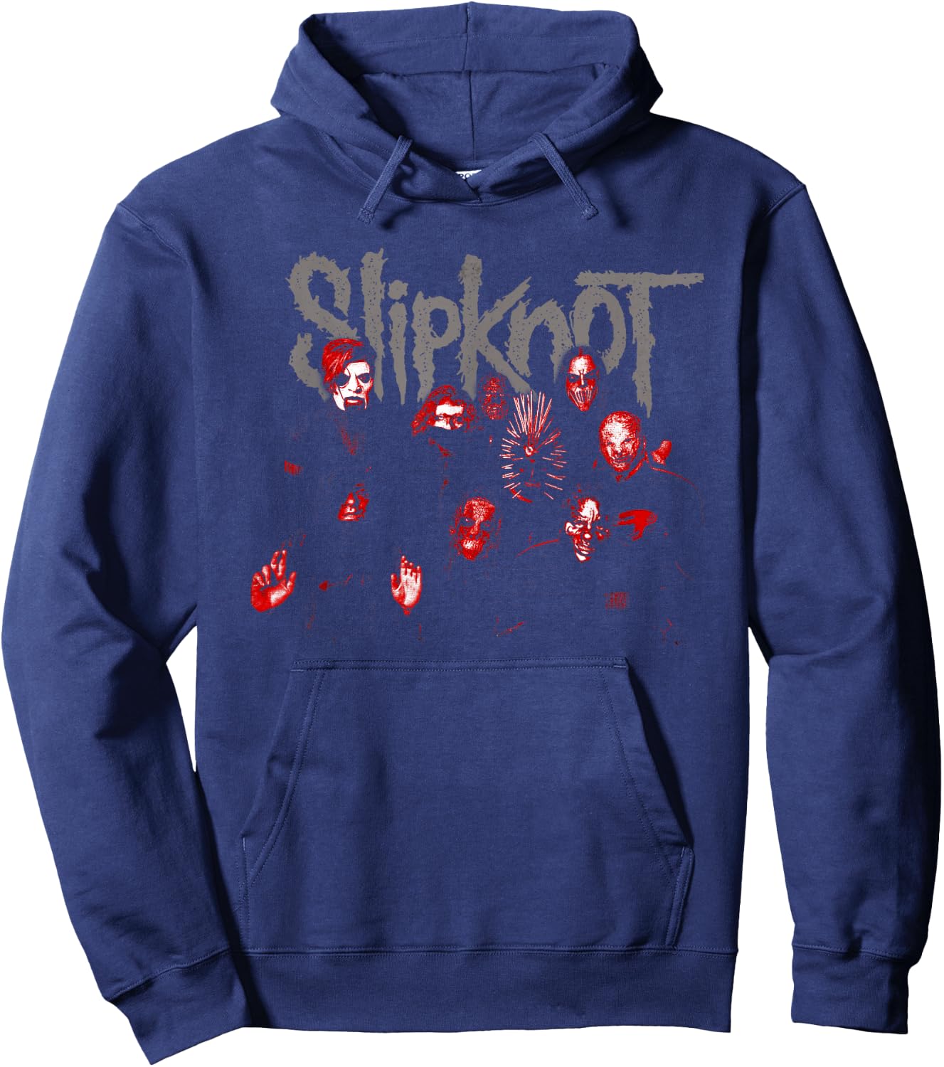 Slipknot Offizieller We Are Not Your Kind, roter Titel Hoodie - Hoodie | Navy