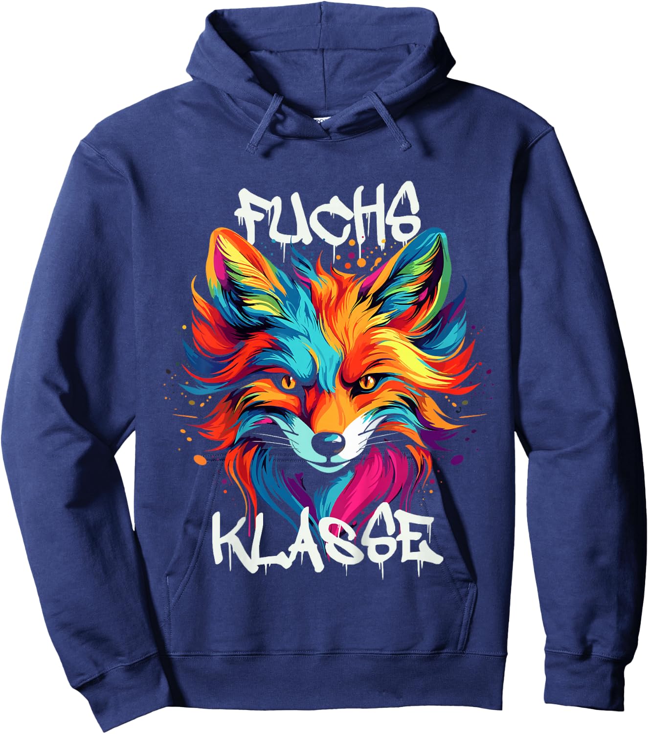 Kinder Cooler Fuchs für Fuchsklasse Grundschule, Klassentier Hoodie - Hoodie | Navy