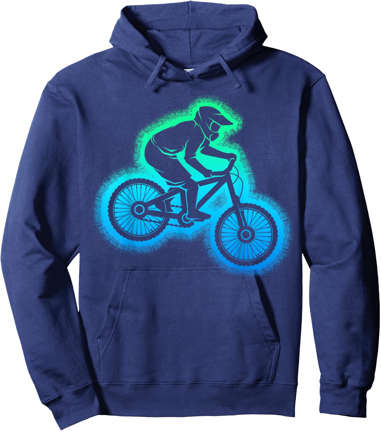 Mountainbike MTB Downhill Biker Kinder Jungen Hoodie - Hoodie | Navy