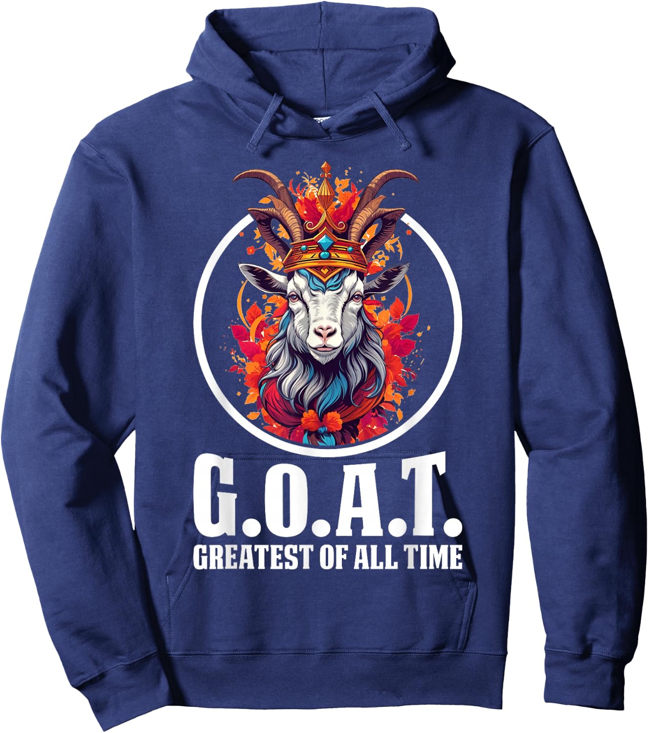 G.O.A.T. Greatest of All Time Hoodie - Hoodie | Navy