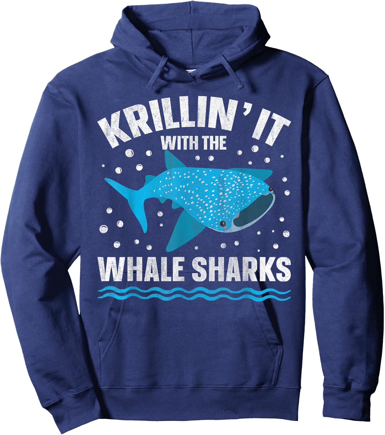 Whale Shark Diving Pun for a Whale Shark Lover Hoodie - Hoodie | Navy