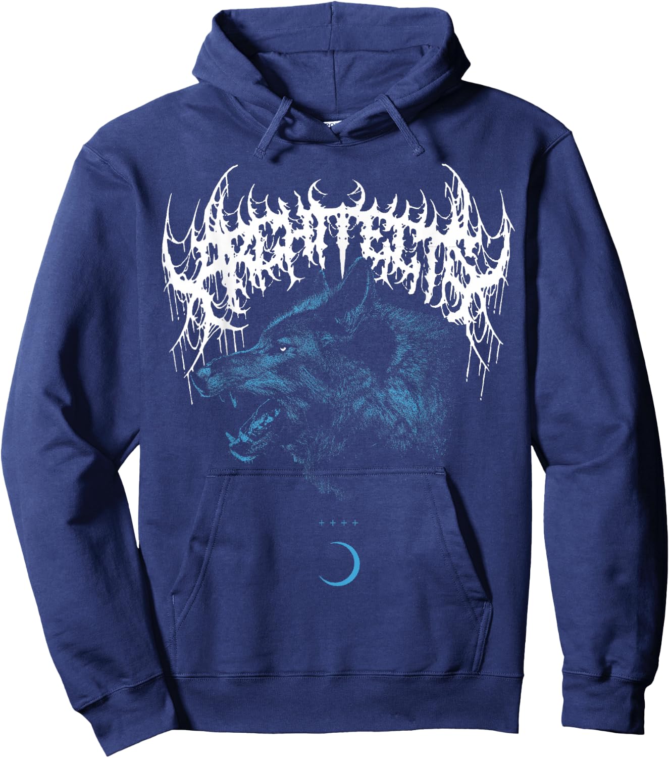 Architects Schwarz Wolf Tierdruck Klassisch mit und Kurzarm S Hoodie - Hoodie | Navy
