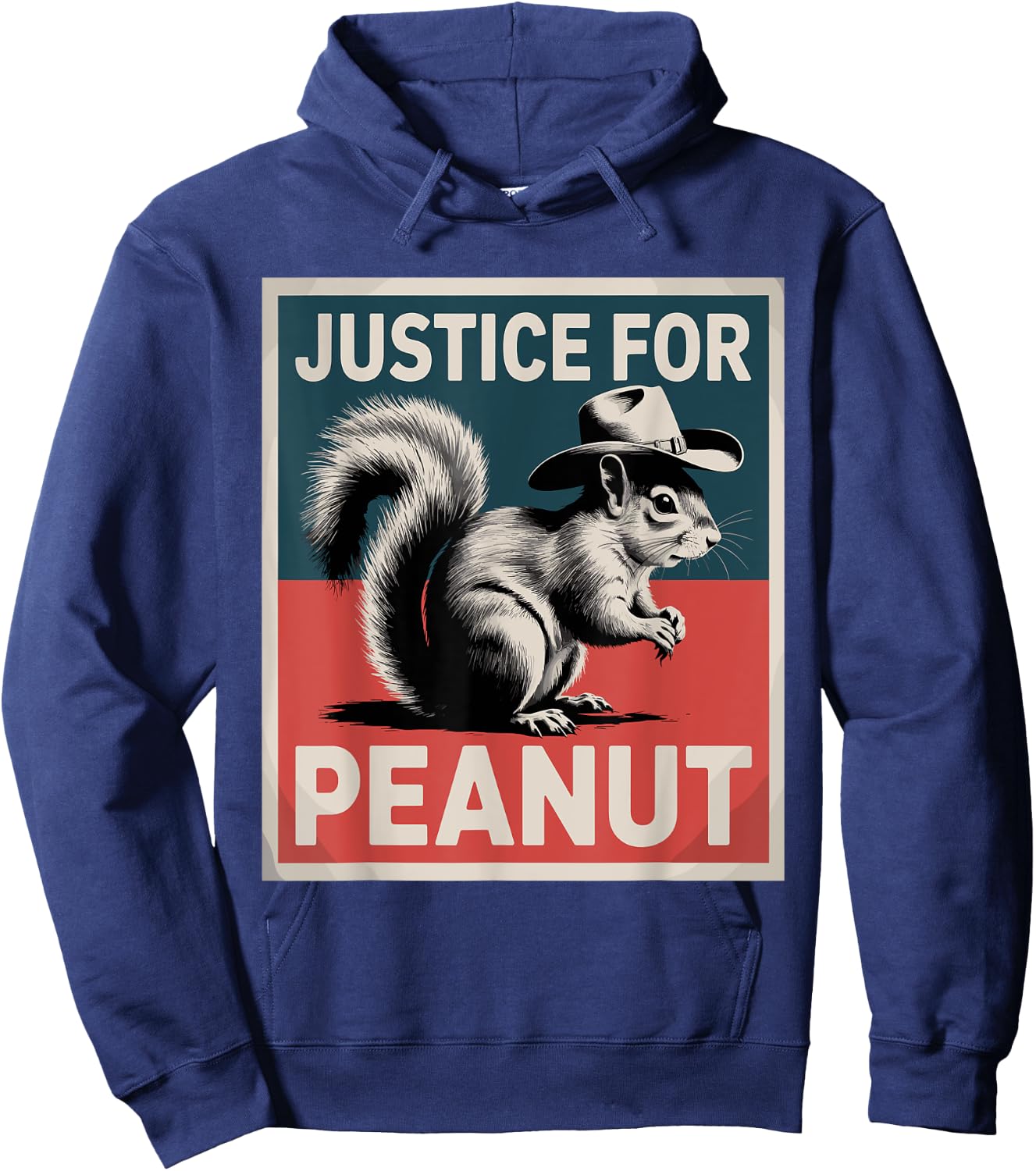 Justice for Peanut The Squirrel - The Squirrel Peanut Hoodie - Hoodie | Navy