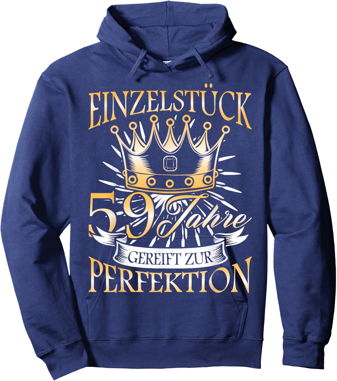 59th Birthday Woman I 59th Birthday I 59th Birthday , black Hoodie - Hoodie | Navy