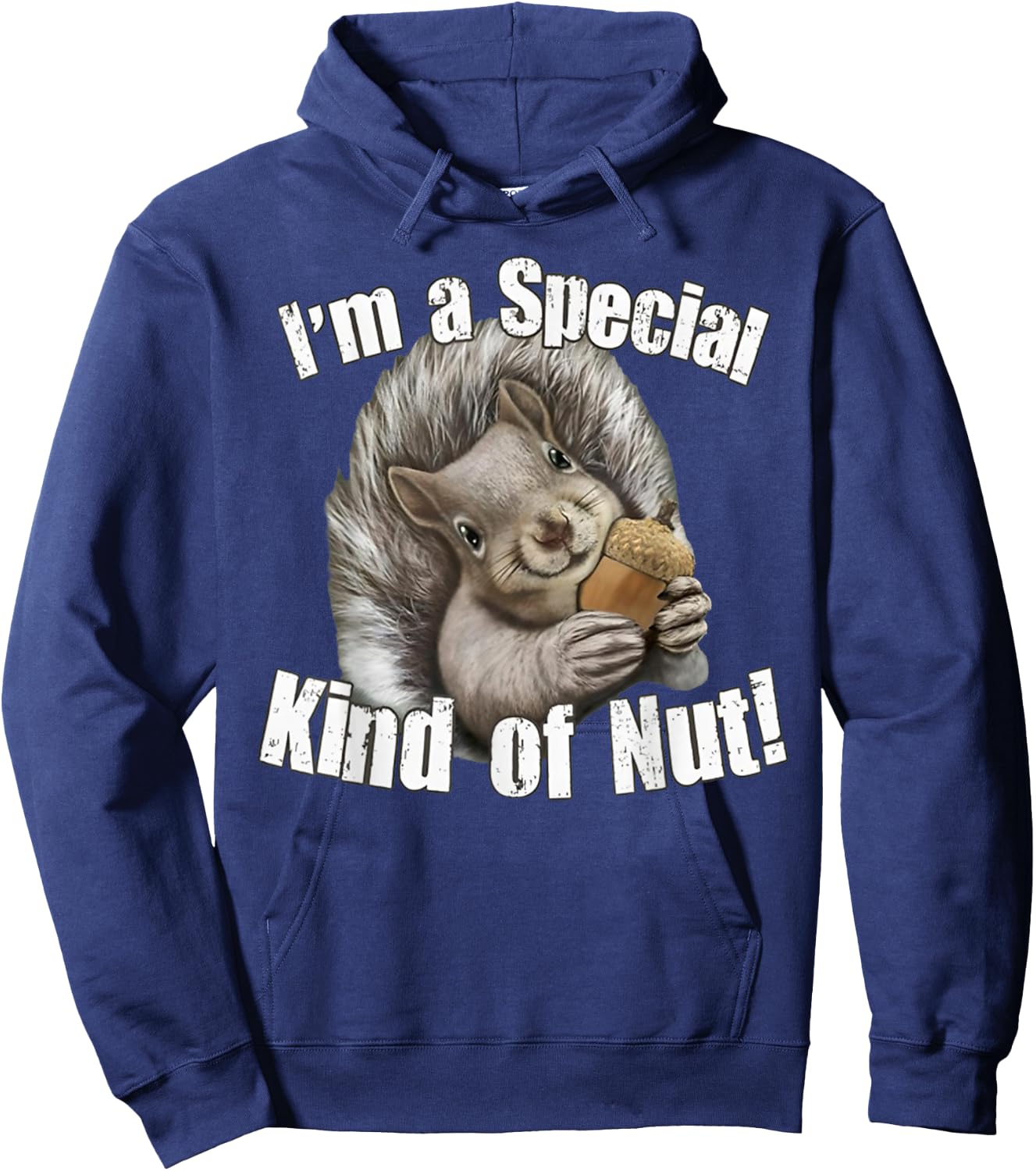 I'm a Special Kind of Nut Funny Squirrel Rodent Animal Lover Hoodie - Hoodie | Navy