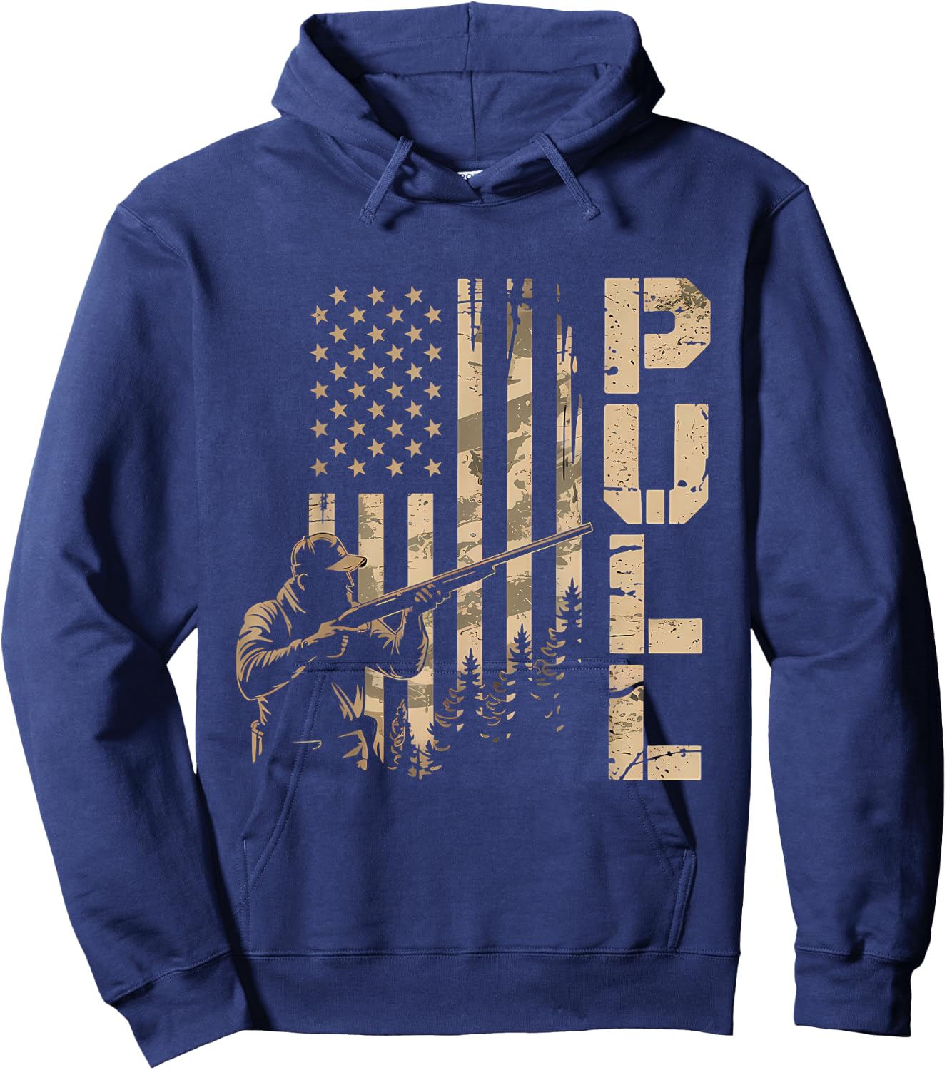 Skeet Trap Clay Shotgun Pigeon Shooting Skeet Trap Shooting Hoodie - Hoodie | Navy
