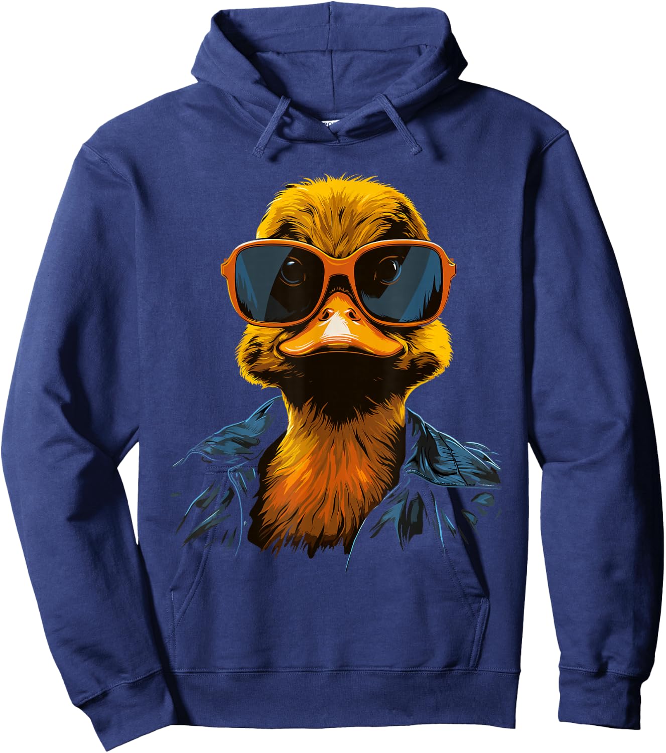 Cool Duck Women Kids Rubber Duck Lovers Sunglasses Hoodie - Hoodie | Navy