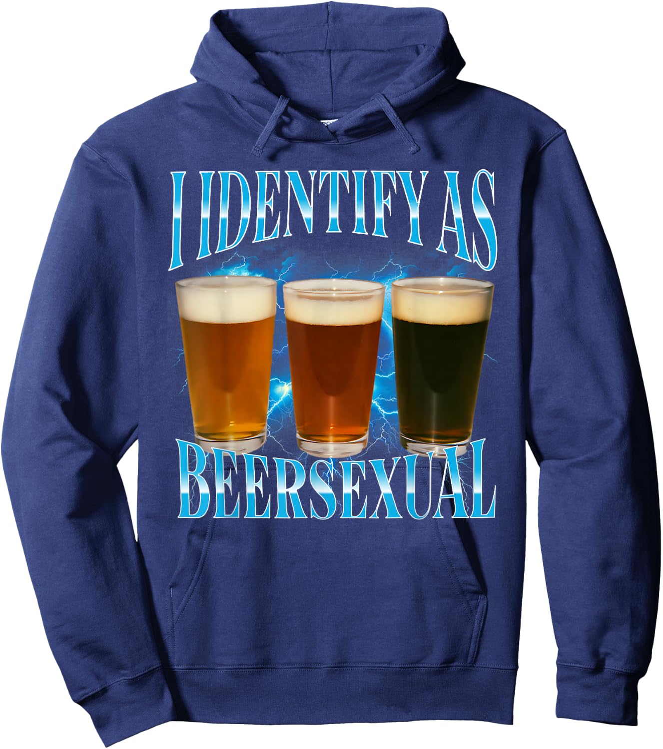 Beersexual Funny Oktoberfest Hoodie - Hoodie | Navy