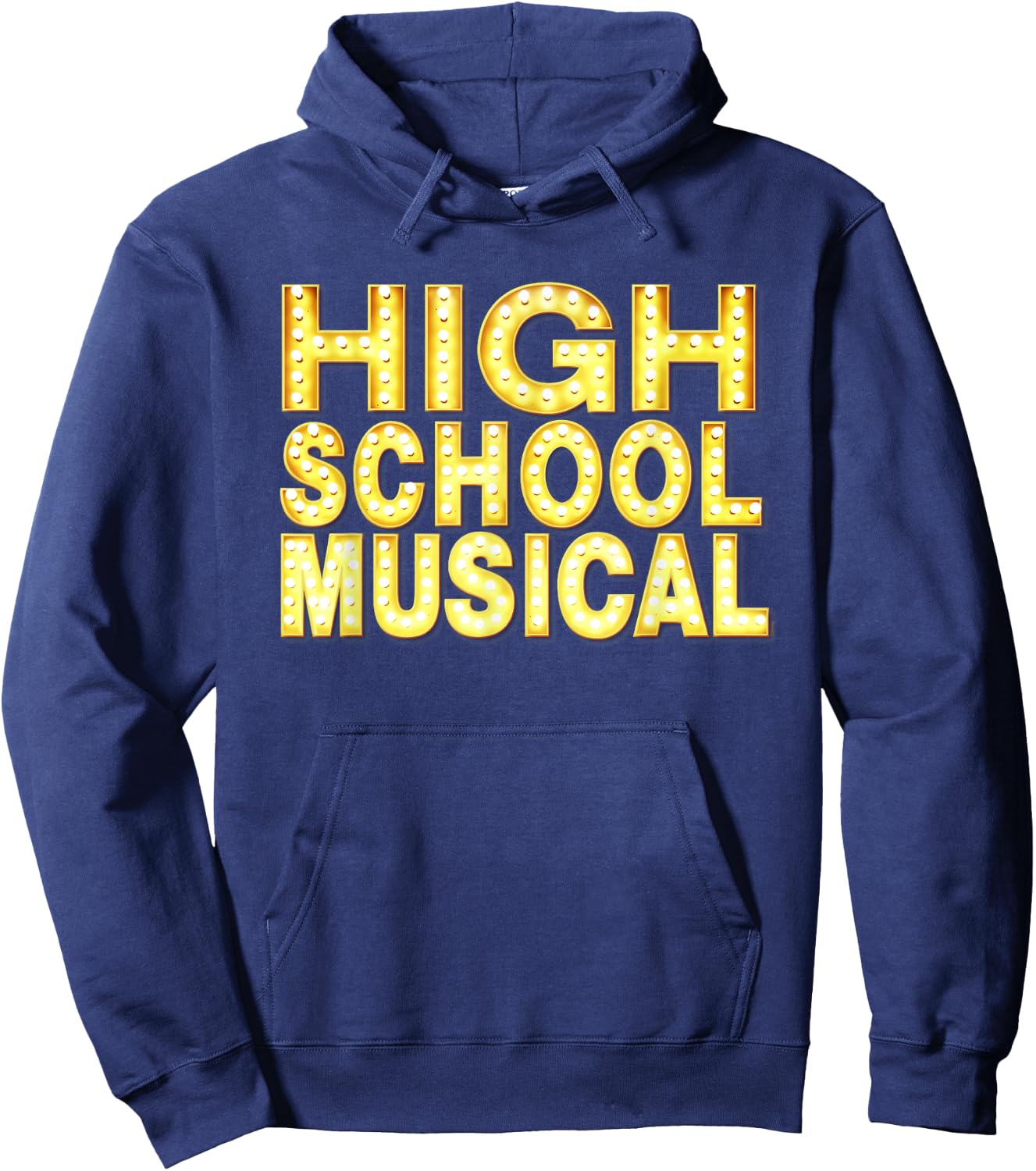 Disney Channel Official High School Musical Movie Logo , Black, S Hoodie - Hoodie | Navy