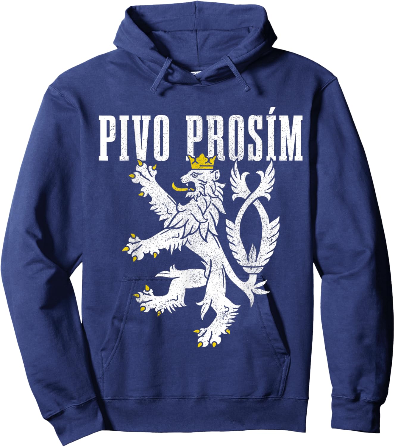 Pivo Prosim Bier bitte in Tschechien Sprache Prag Hoodie - Hoodie | Navy