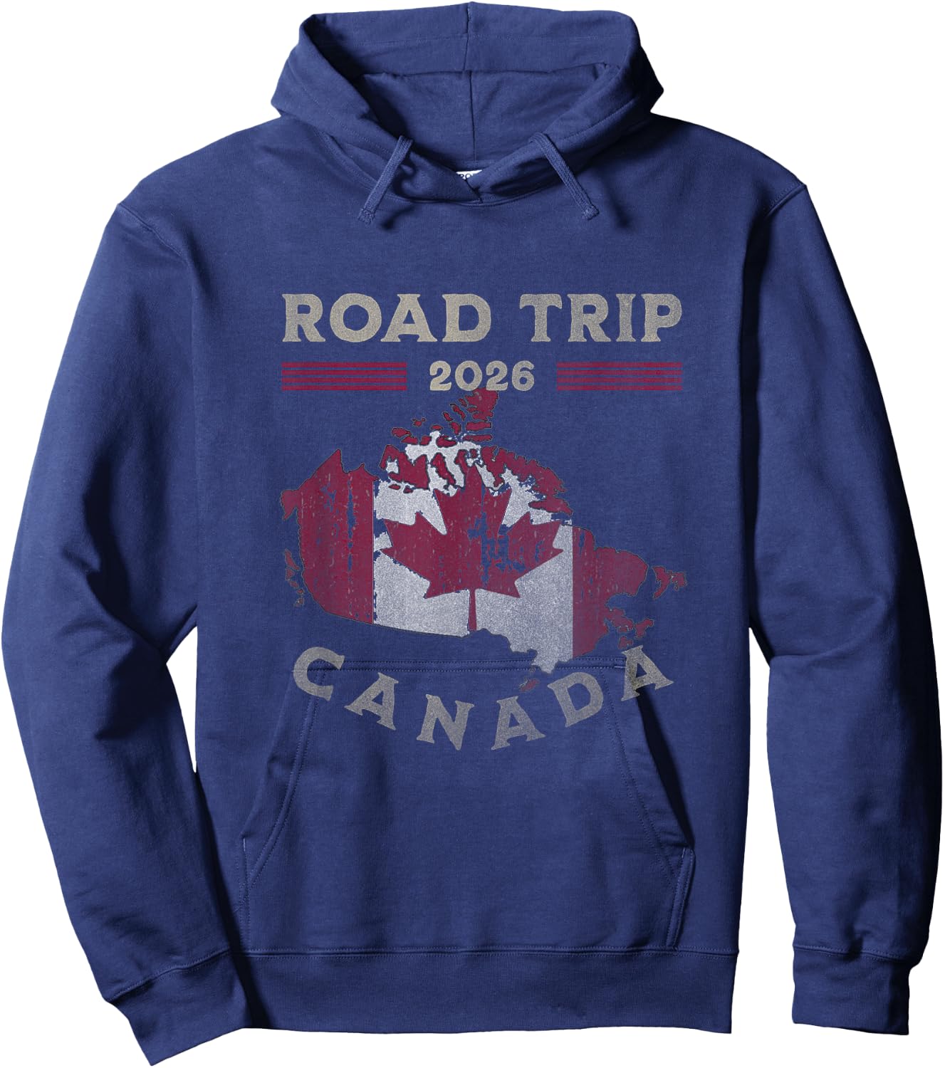 Road Trip Canadien 2026 Hoodie - Hoodie | Navy
