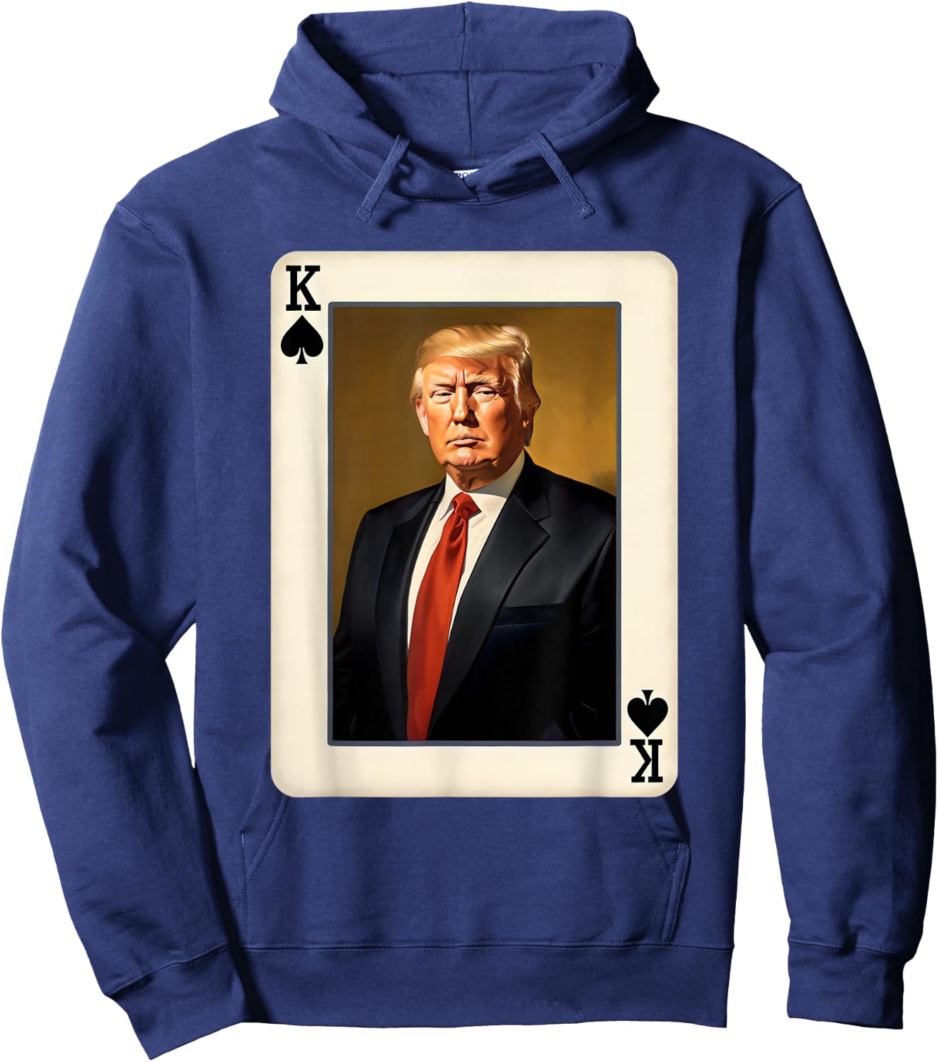 King Trump Card - Unique Donald Trump Presidential Hoodie - Hoodie | Navy
