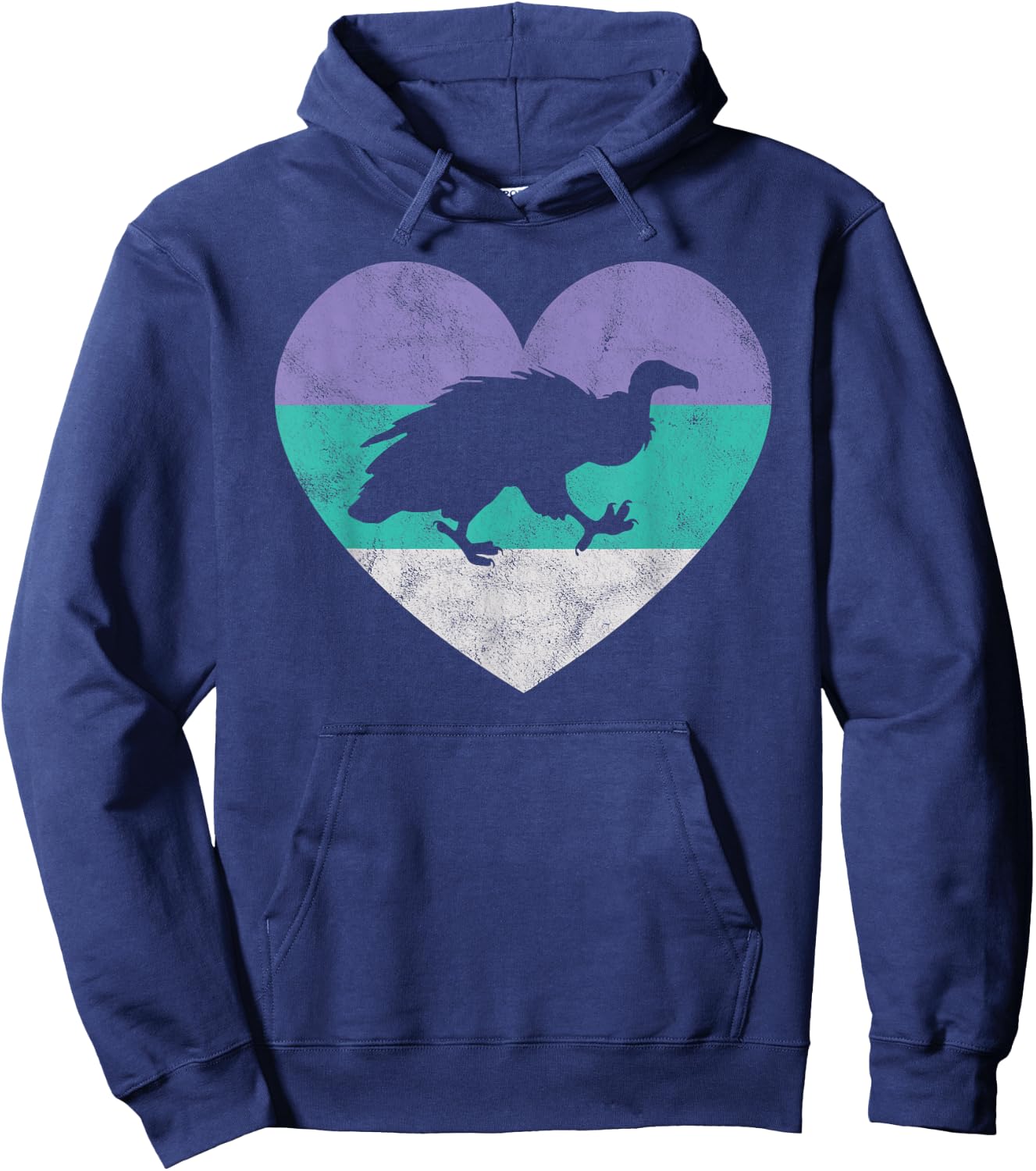 Vulture Gift & Girls Retro Cute Hoodie - Hoodie | Navy