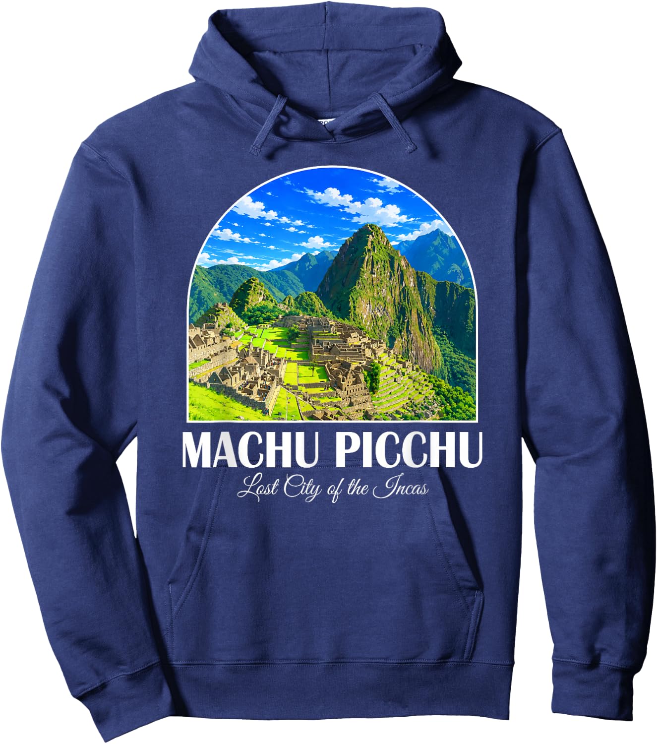 Peru Cusco Machu Picchu Lost City of the Incas Travel Hoodie - Hoodie | Navy