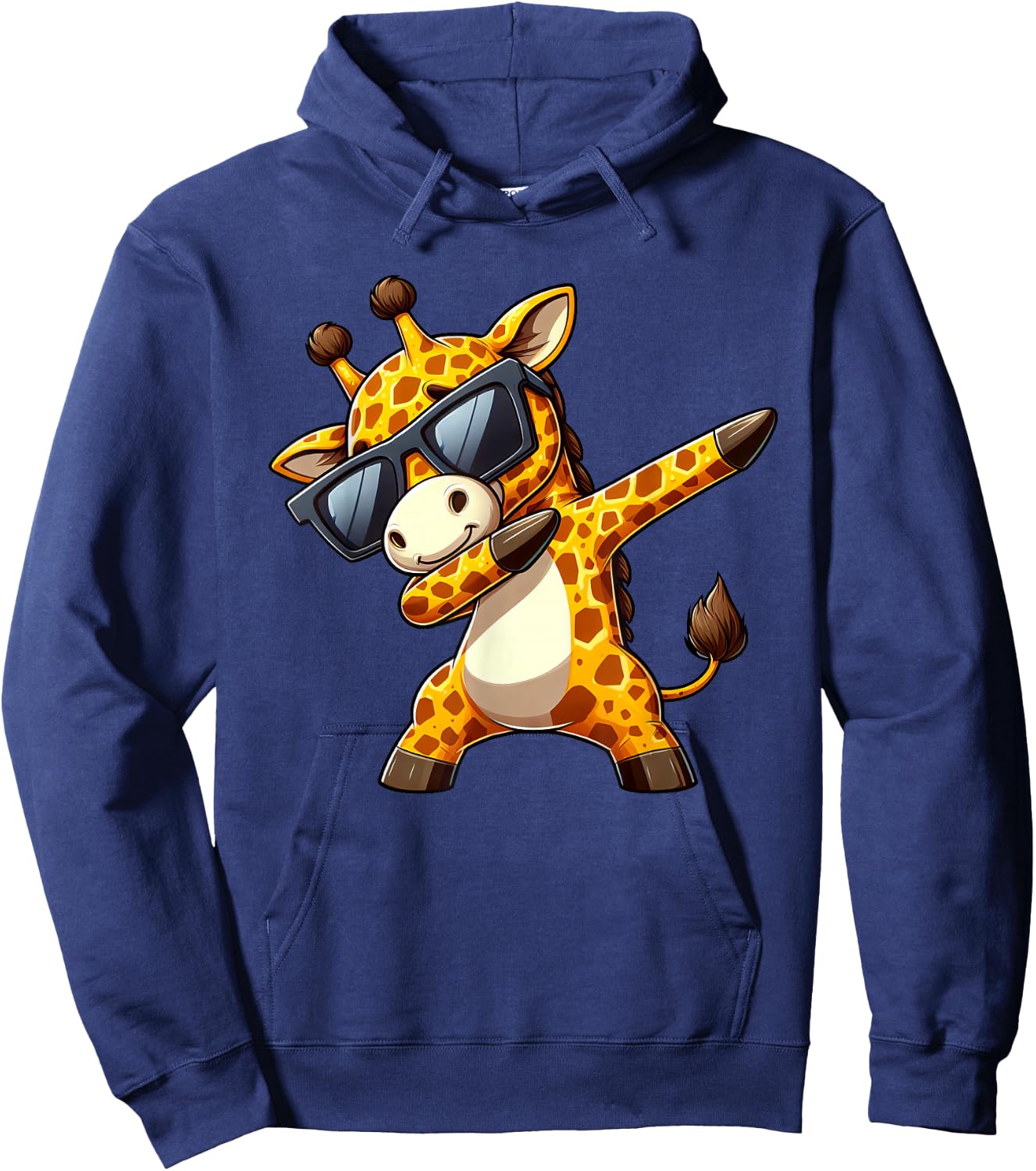 Cool Giraffe Dabbing Hoodie - Hoodie | Navy