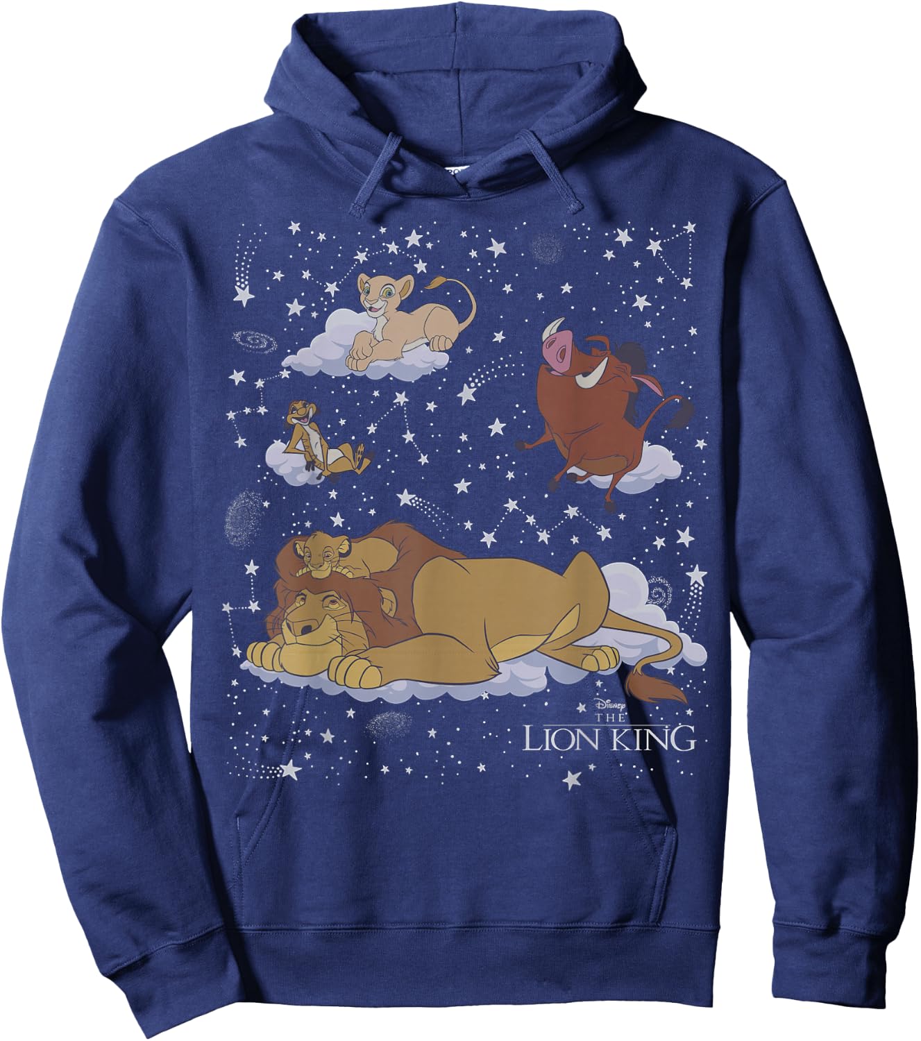 Disney The Lion King Friends In The Stars Portrait Hoodie - Hoodie | Navy