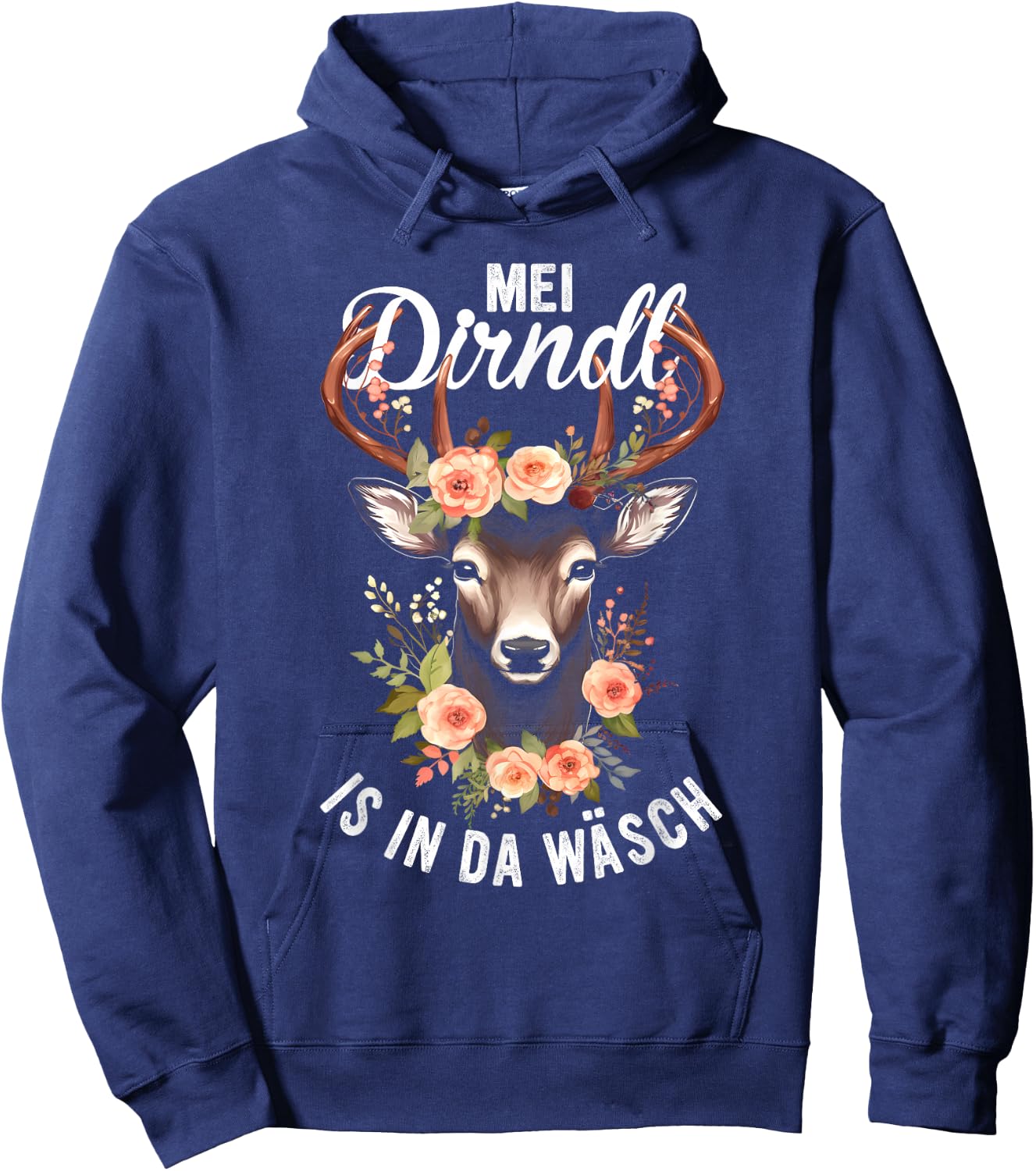 Mei Dirndl is In Da Wäsch Oktoberfest Costume Women's Hoodie - Hoodie | Navy