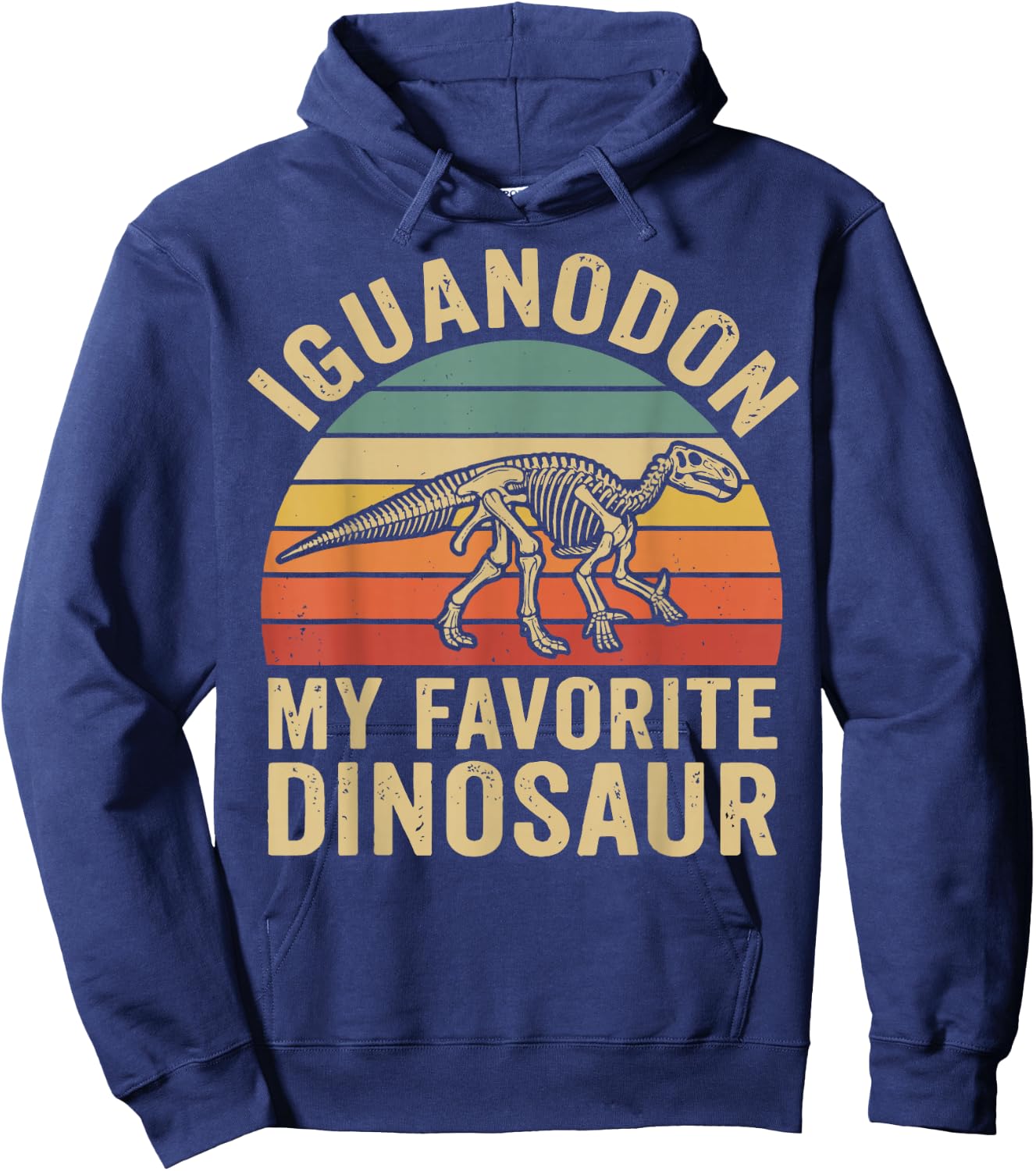 Iguanodon My Favorite Dinosaur Hoodie - Hoodie | Navy