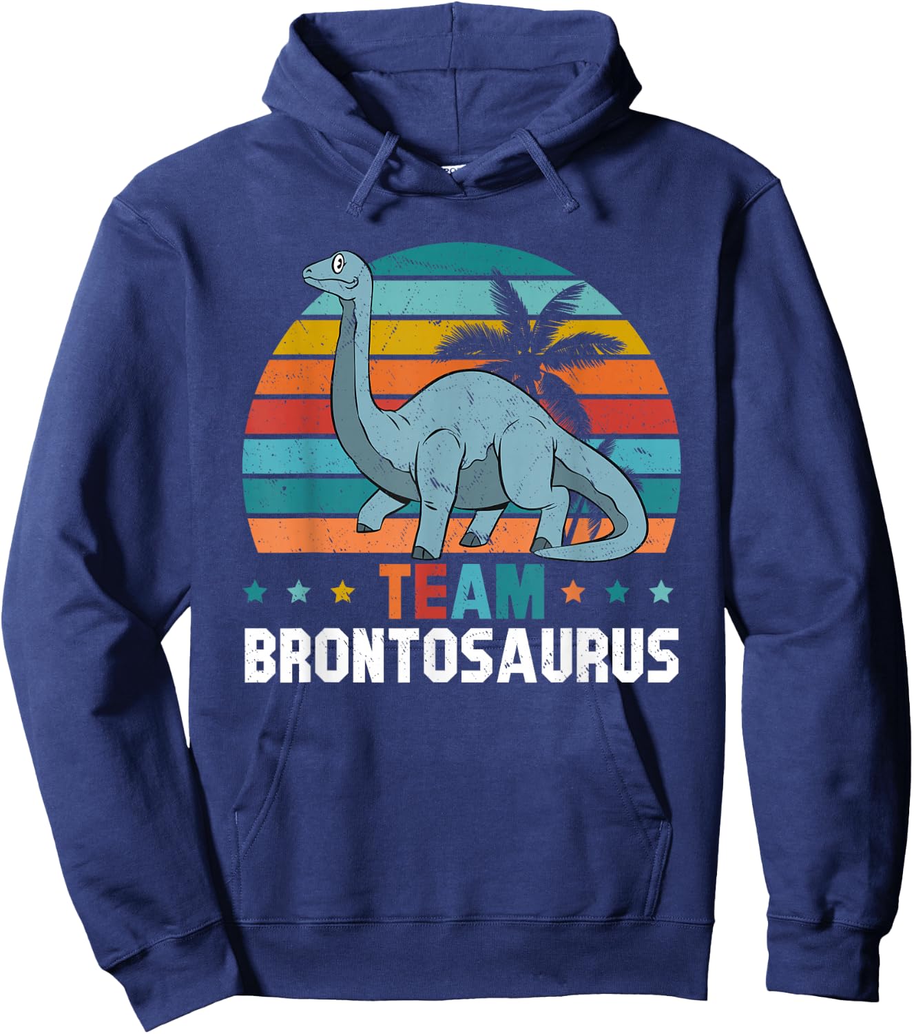Dinosaur Funny Dino Lover - Team Brontosaurus Hoodie - Hoodie | Navy