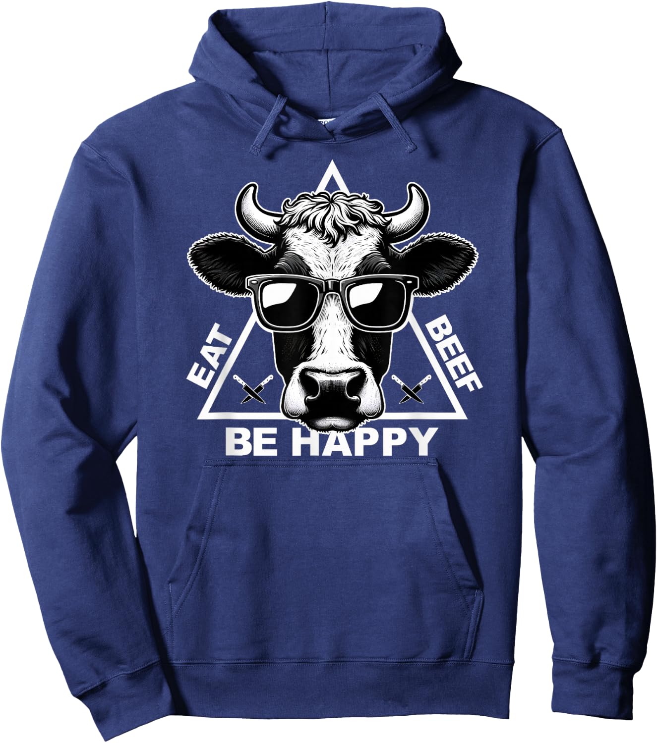Meat Lover Carnivore Diet Cow Steak Eat Beef Carnivore Hoodie - Hoodie | Navy