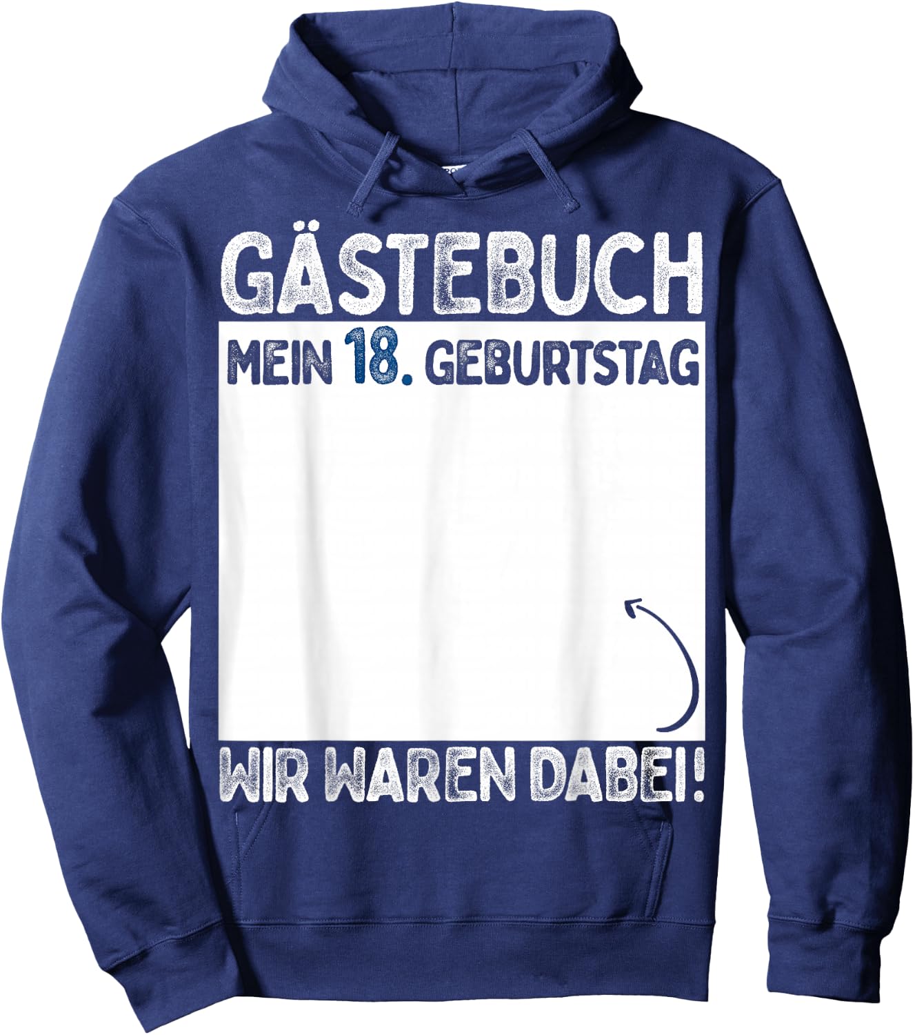 18th Birthday Boy Girl 18 Years 2006 Funny Gift , black Hoodie - Hoodie | Navy
