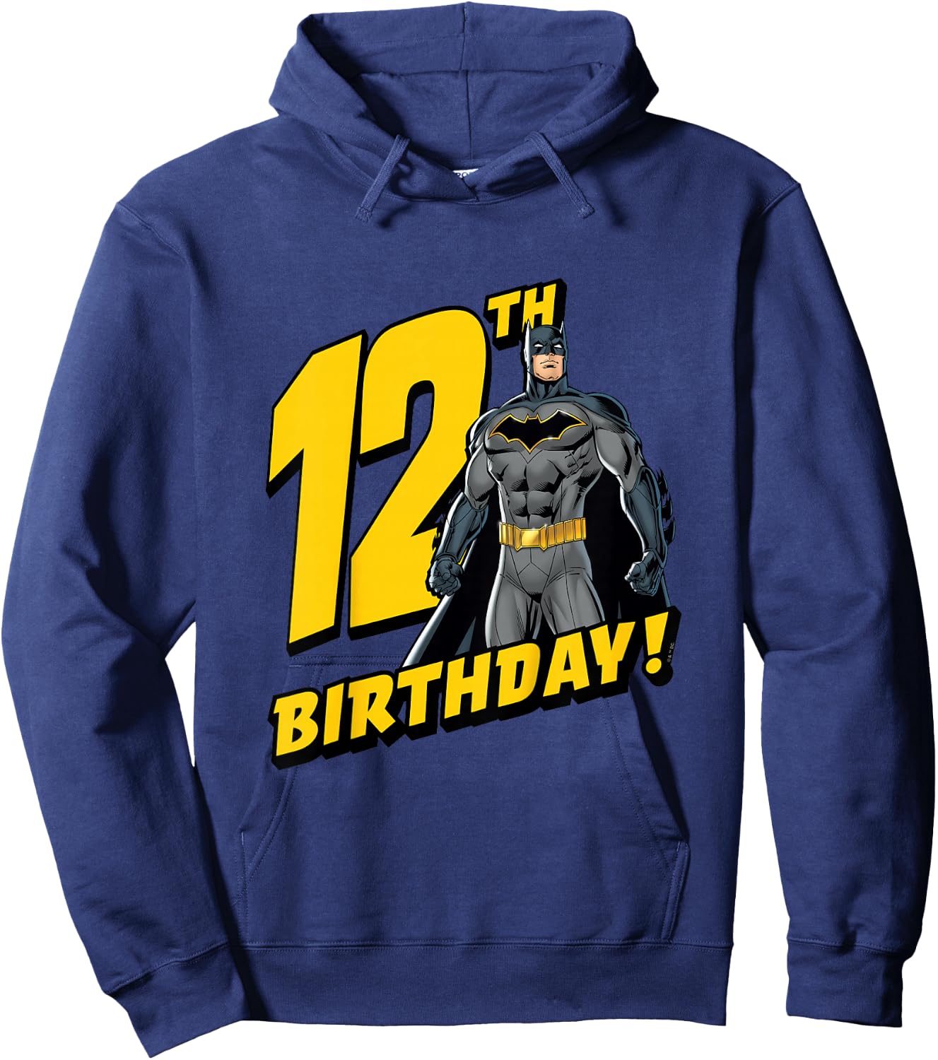 Kids Batman 12th Birthday Hoodie - Hoodie | Navy